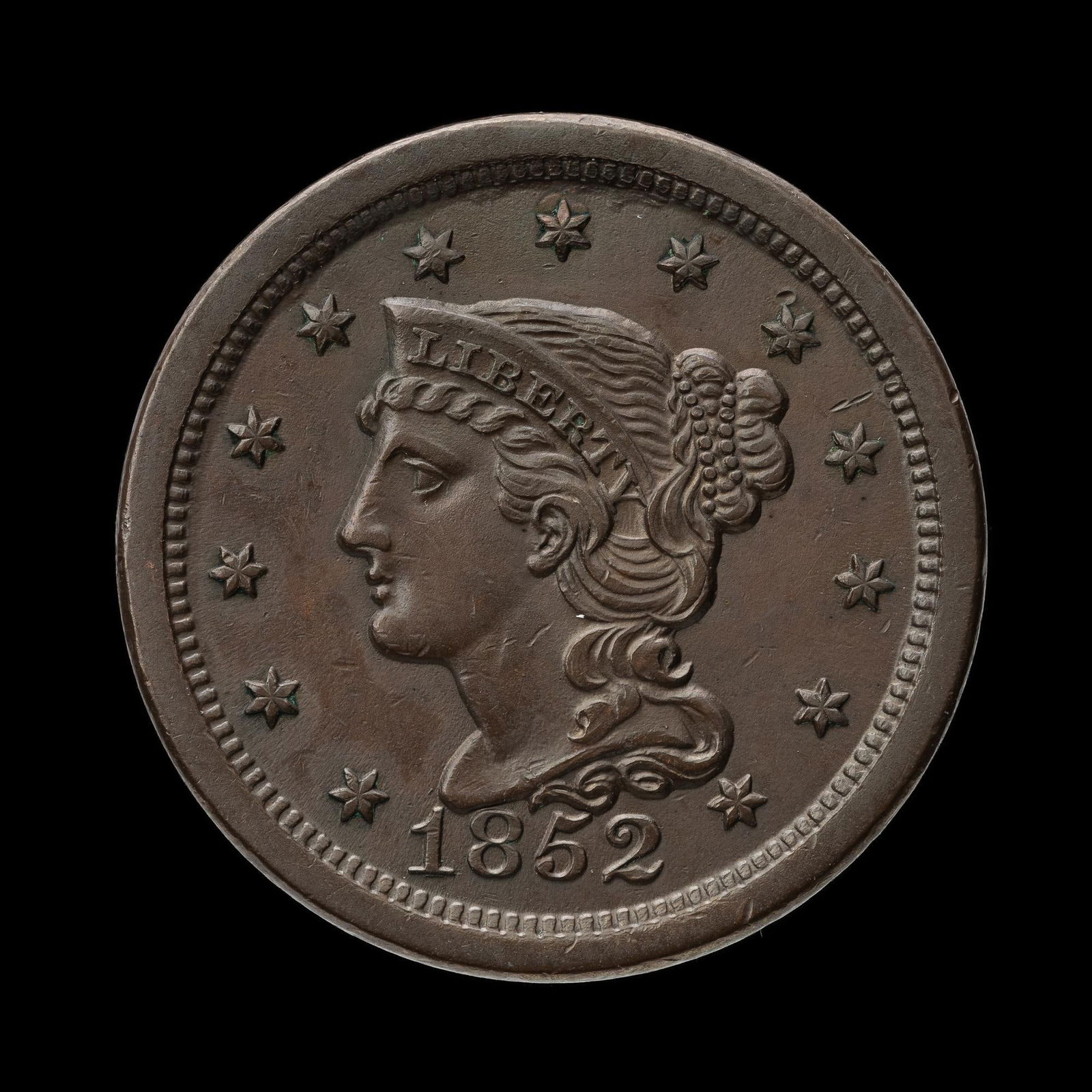 1852 Uncirculated Large Cent (1 of 3)