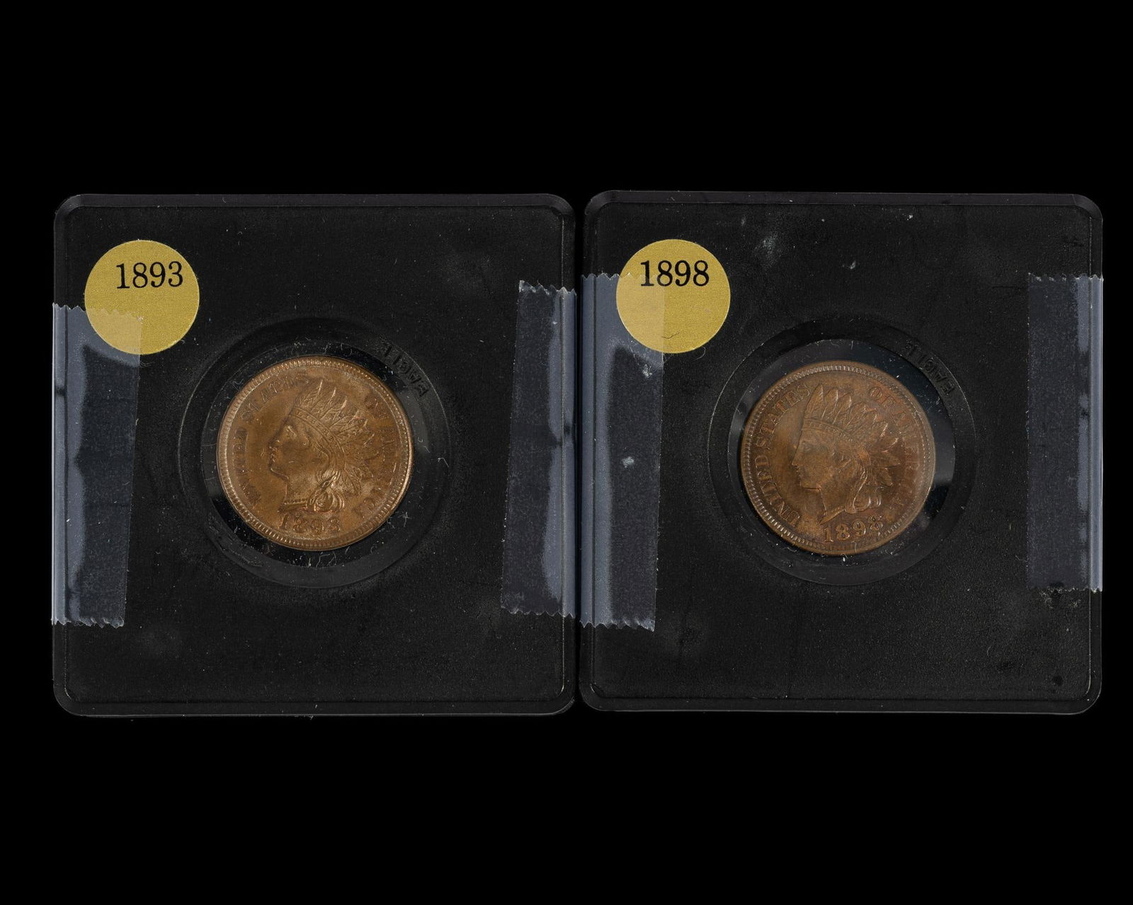 1893 And 1898 Uncirculated Indian Head Cents (1 of 2)