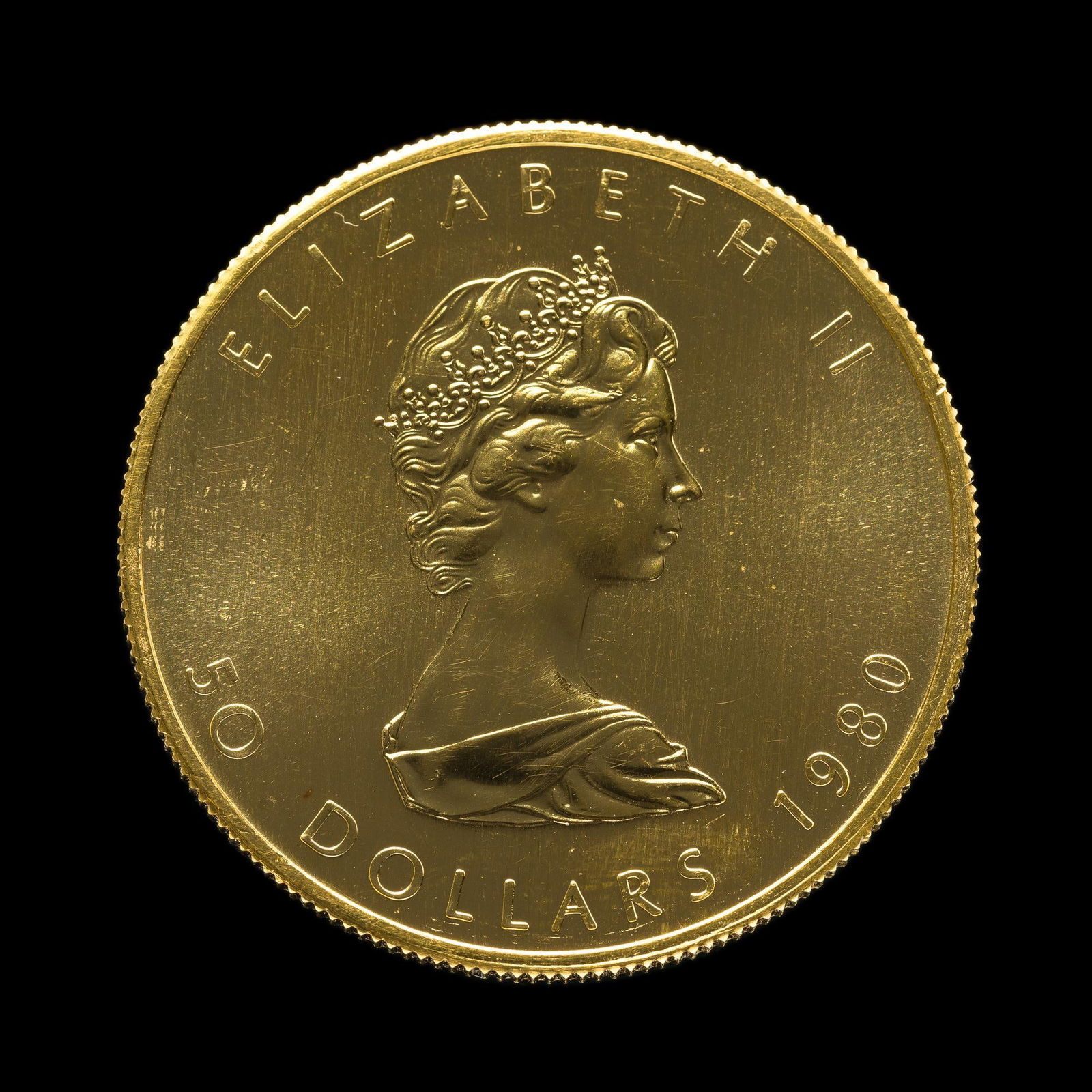 1980 $50 Gold Maple Leaf Coin (1 of 3)
