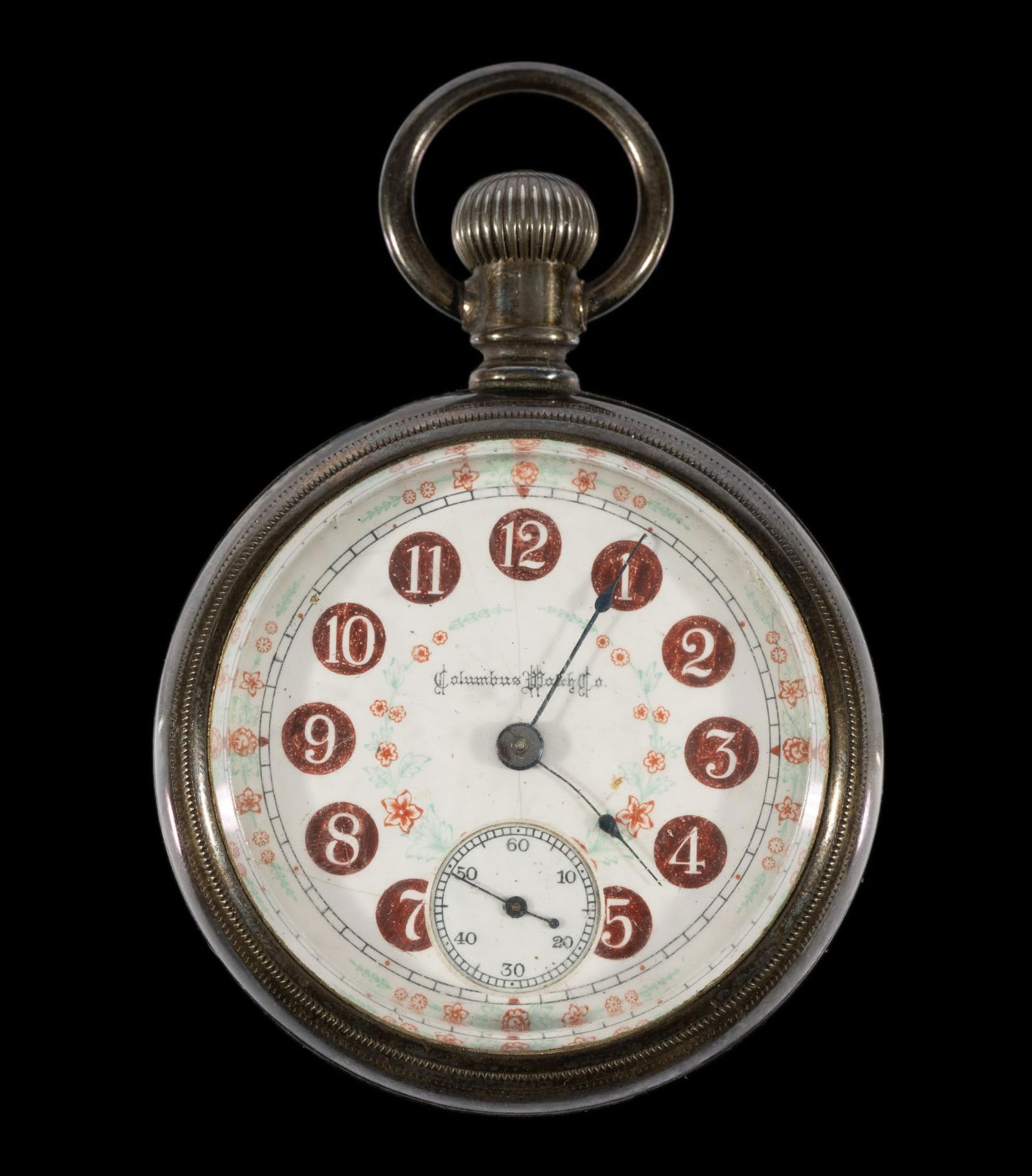 Open Face Columbus Watch Company Pocket Watch (1 of 4)
