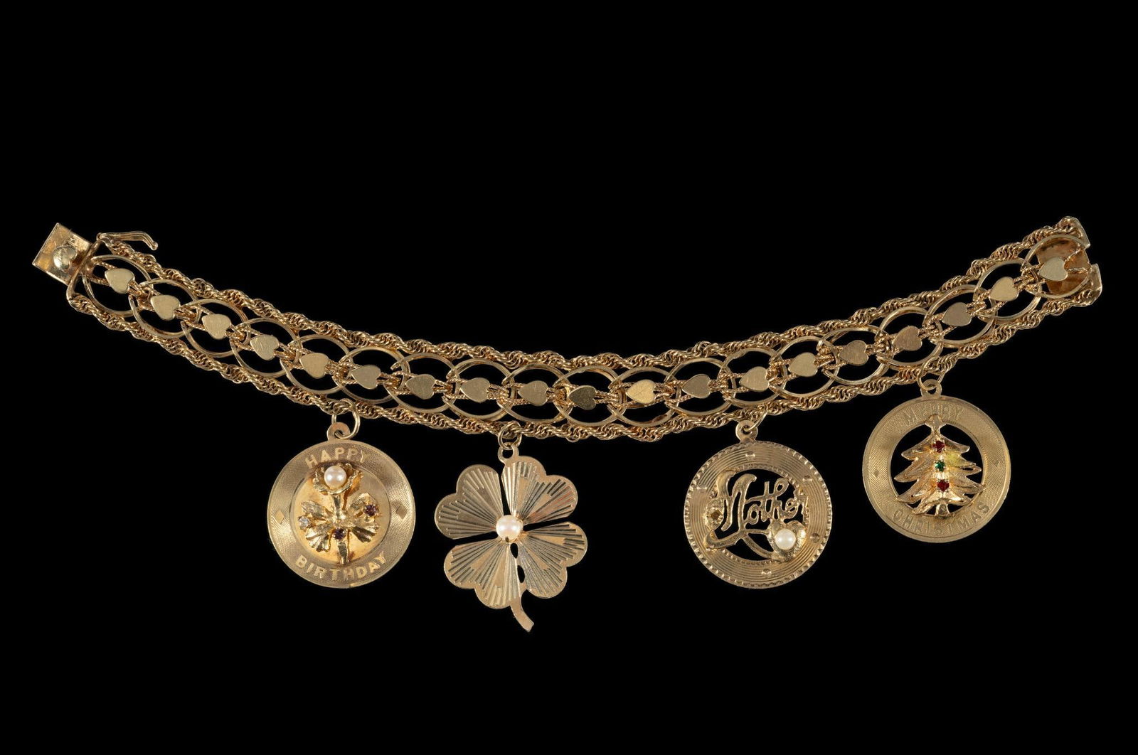 14K Gold Charm Bracelet (1 of 3)