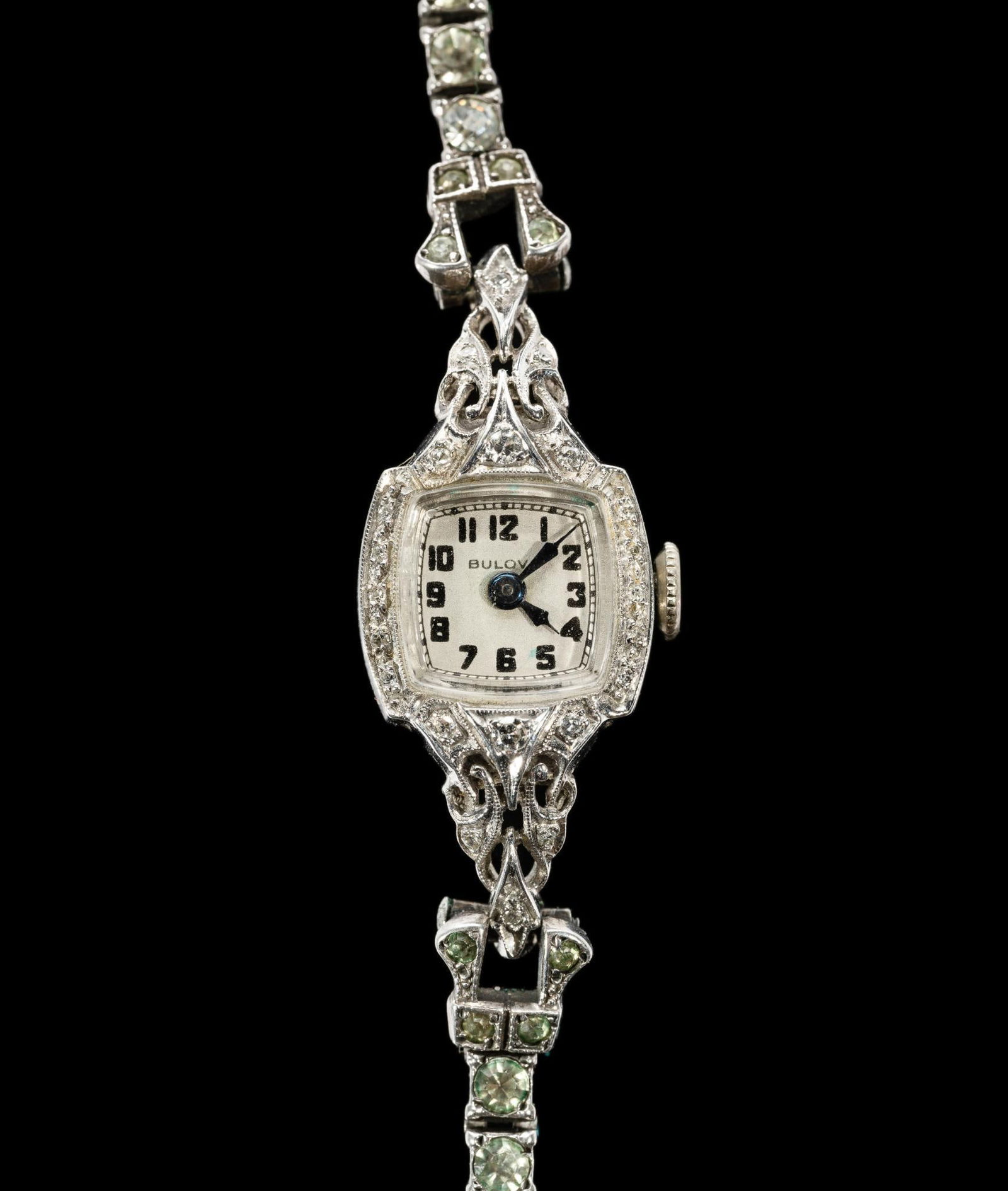 14K White Gold And Diamond Bulova Watch (1 of 4)