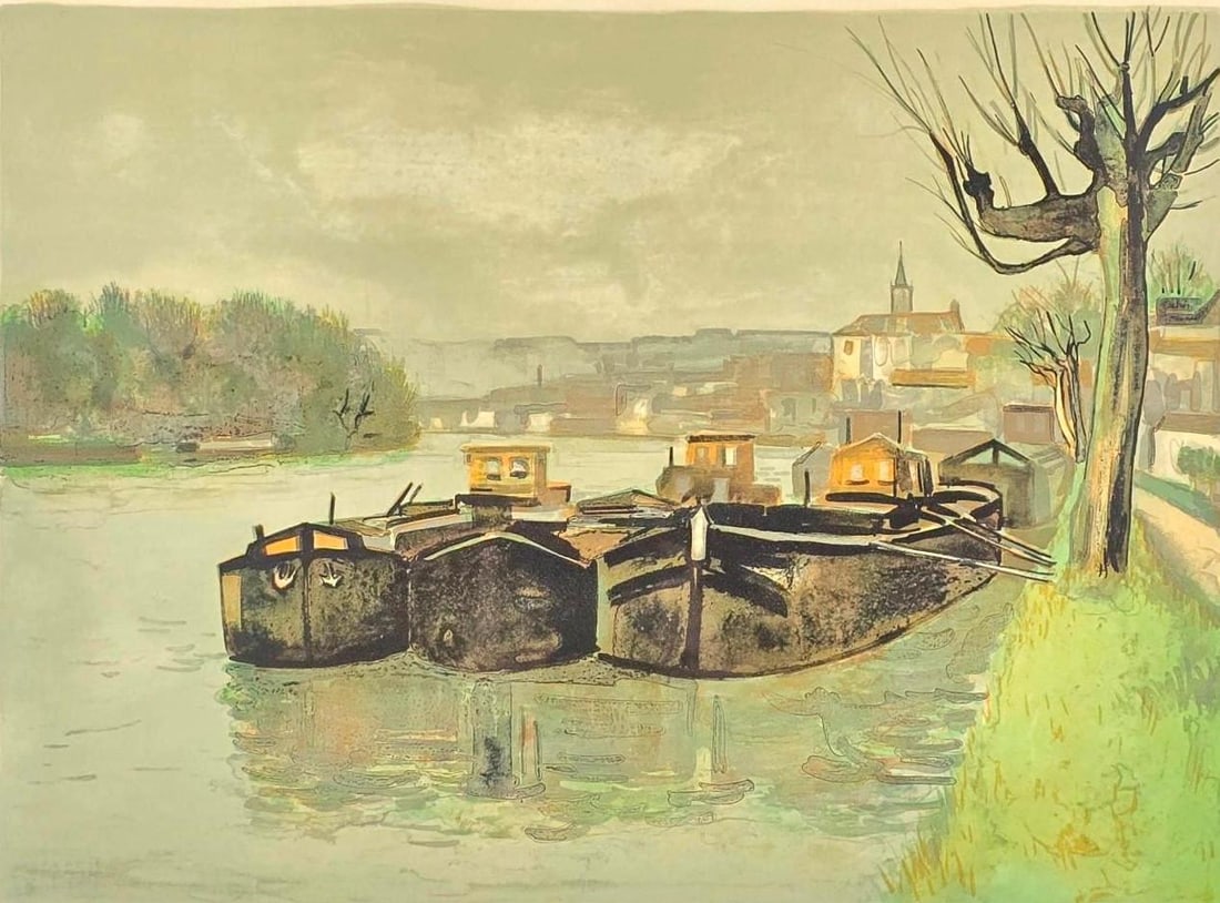 Roger Forissier MCM Ltd Ed Boat Print (1 of 4)