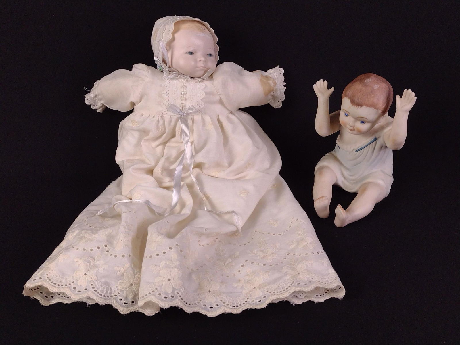 Grace S. Putnam Doll and Ceramic Piano Baby Figurine (1 of 7)