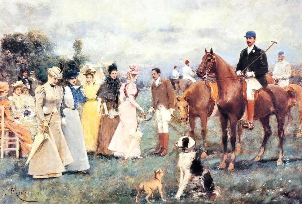 Francisco Miralles "The Polo Match" Print (1 of 4)