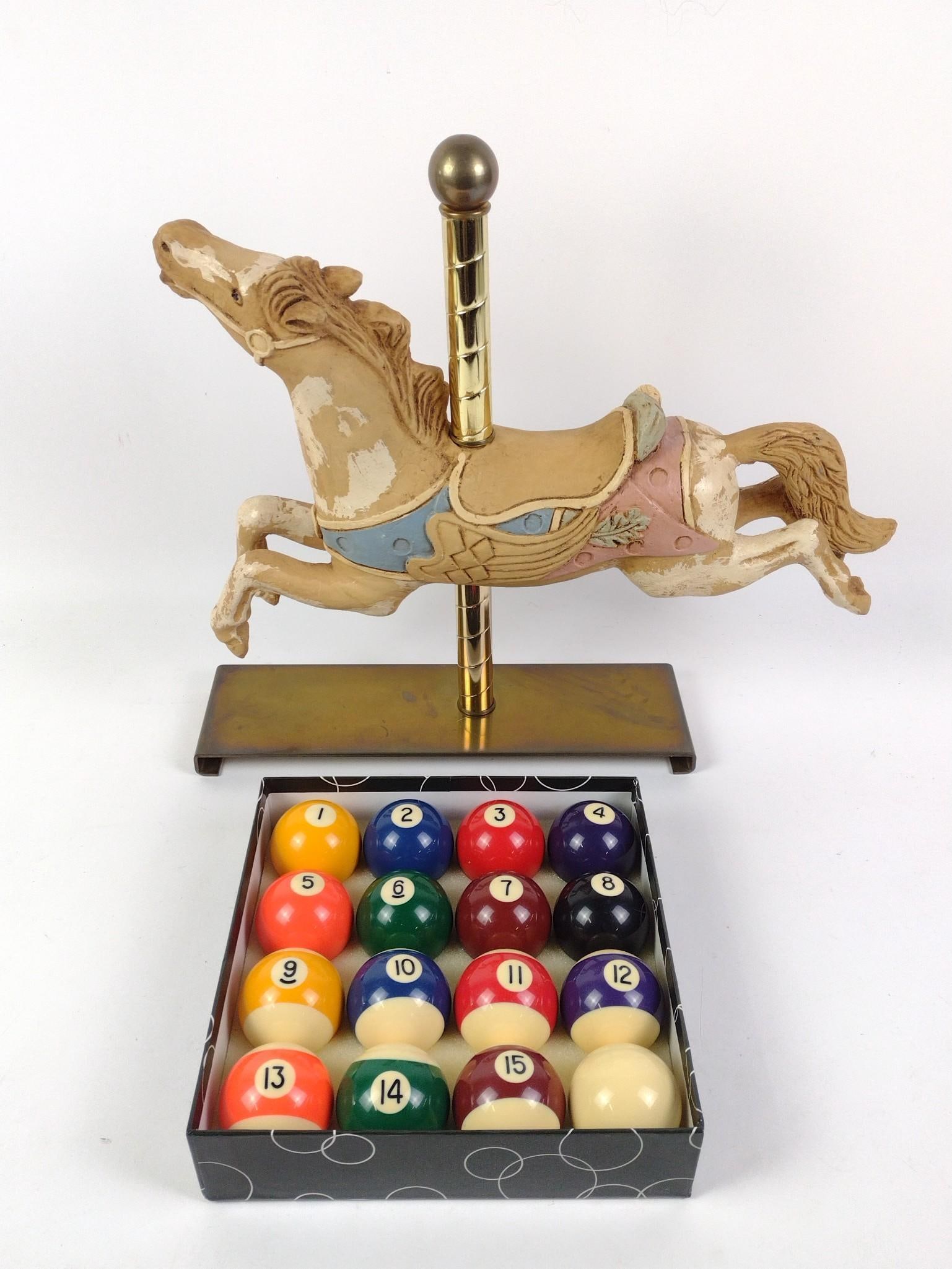 Carousel Horse and Set of Billiard Balls (1 of 7)