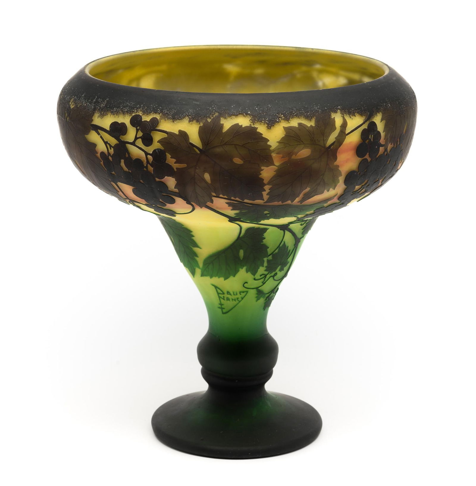 Daum Nancy Large Cameo Glass Compote (1 of 7)