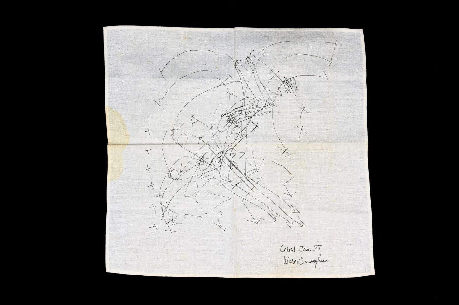 Merce Cunningham Coast Zone VII Napkin (1 of 3)