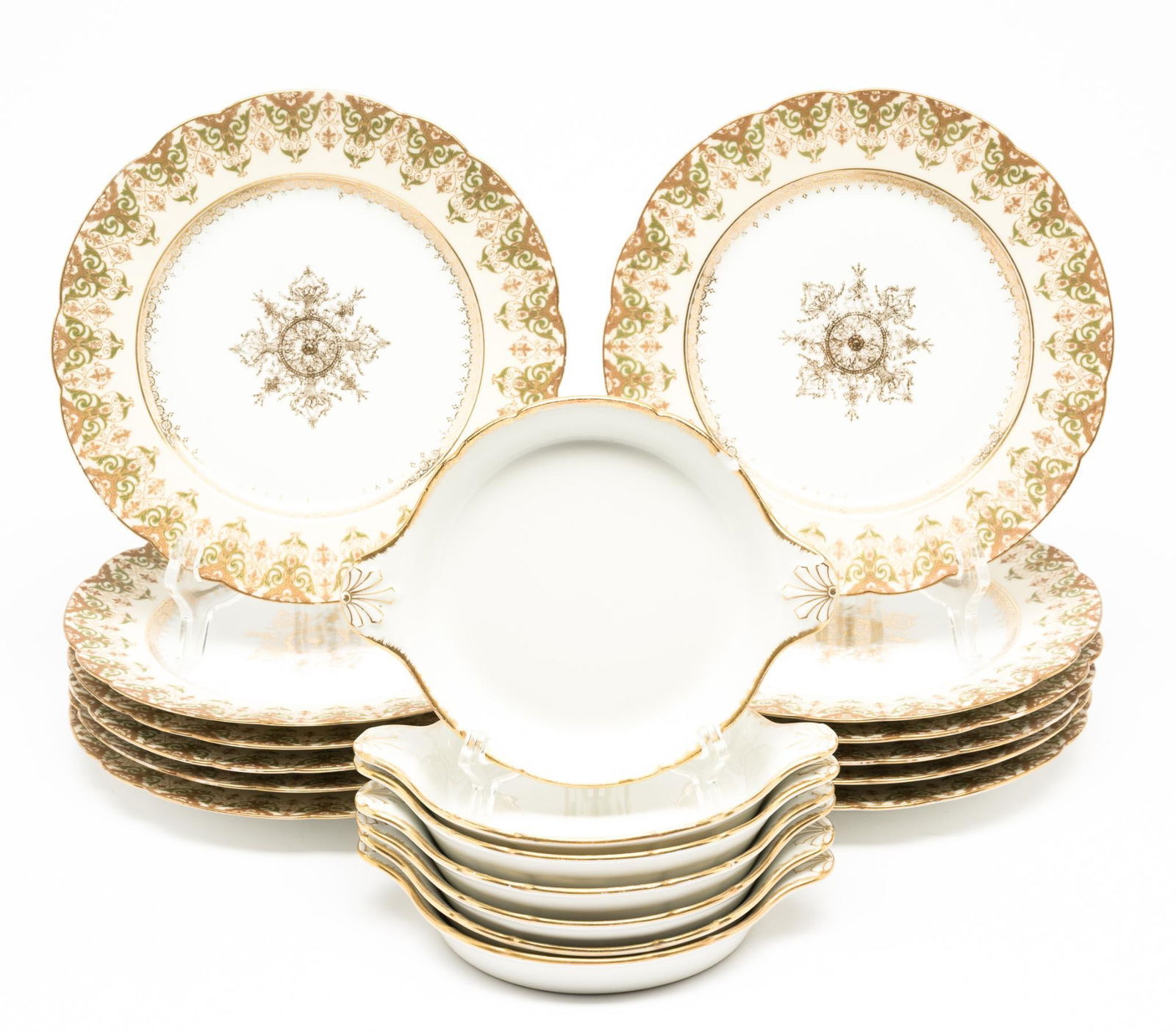 7 Limoges Dishes and 12 Limoges Salad Plates (1 of 5)