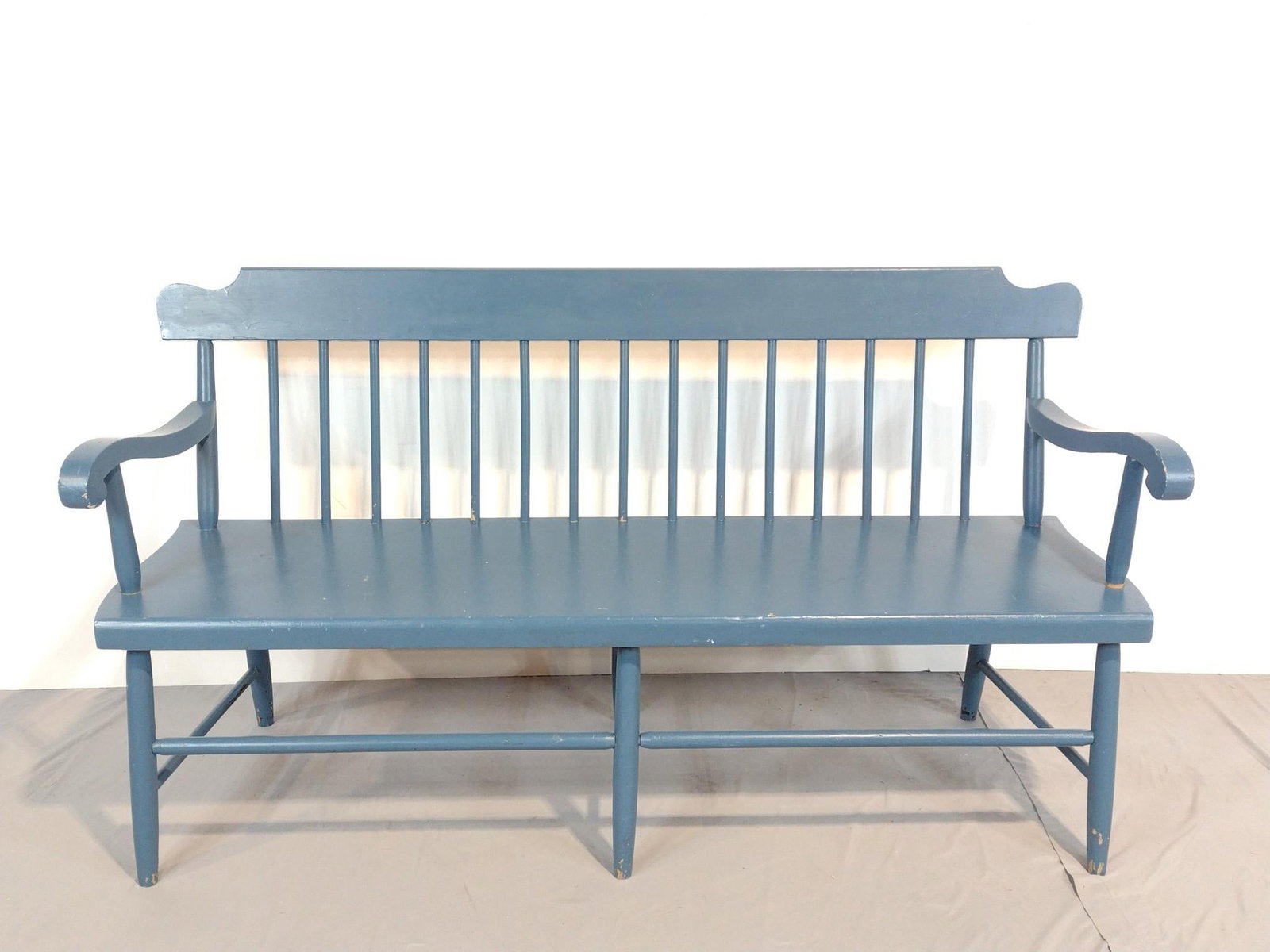 Blue Painted Bench (1 of 6)