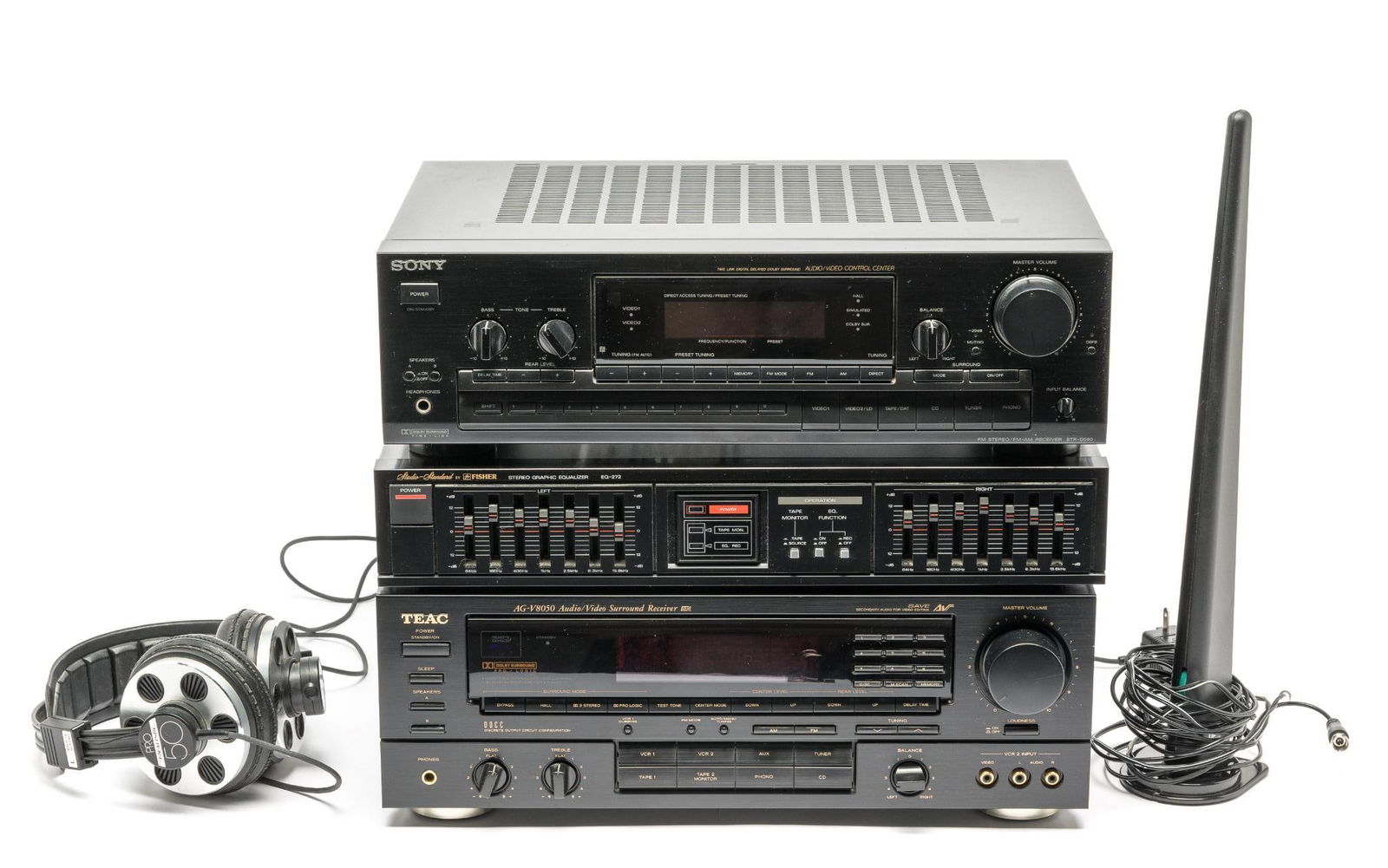 3 Pcs Stereo Equipment incl Sony (1 of 10)