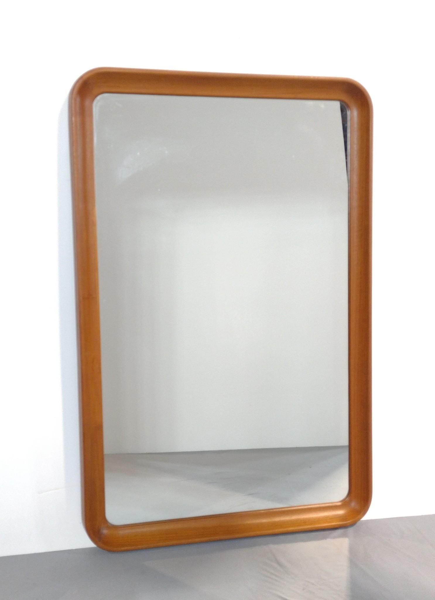Contemporary Wood Framed Mirror (1 of 2)