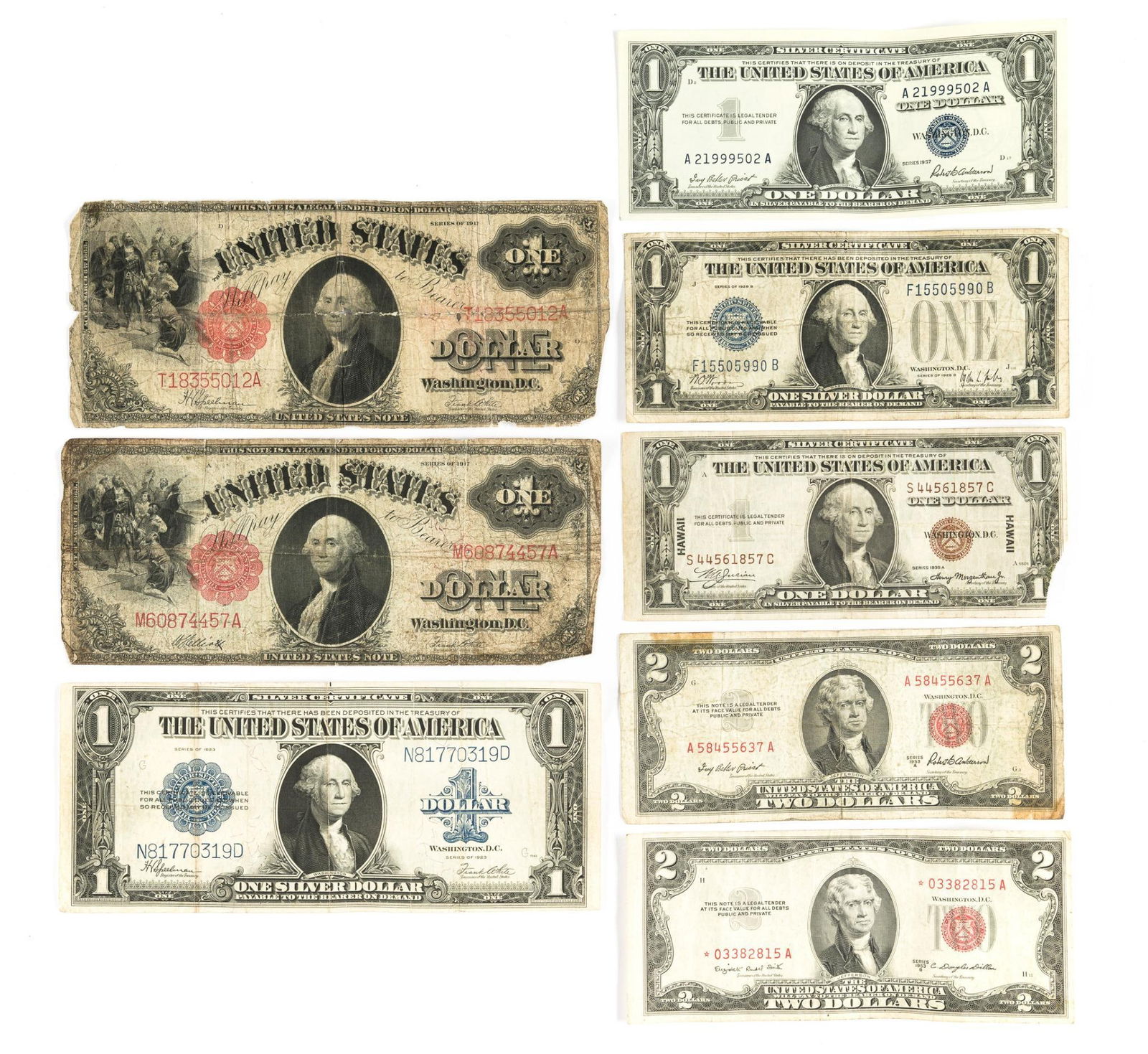 Group Of Large Bill Paper Currency And Silver Certificates (1 of 7)