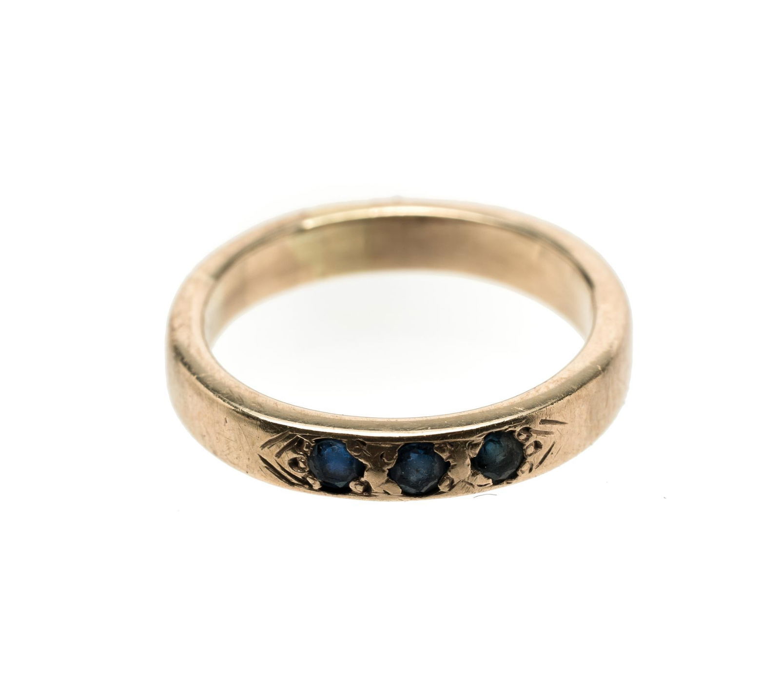 Antique 14K Gold & Sapphire Ring (1 of 3)