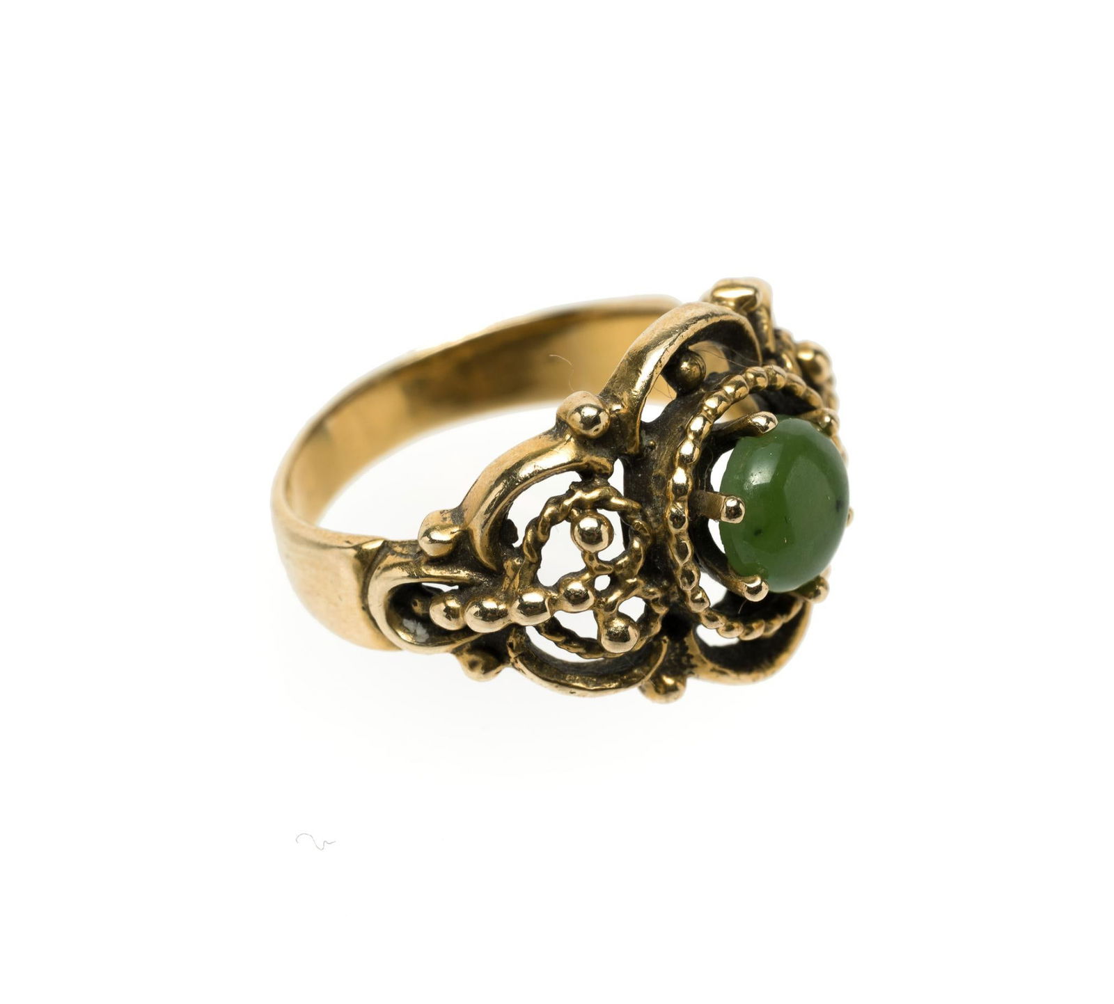 14K Gold & Jade Ring (1 of 4)