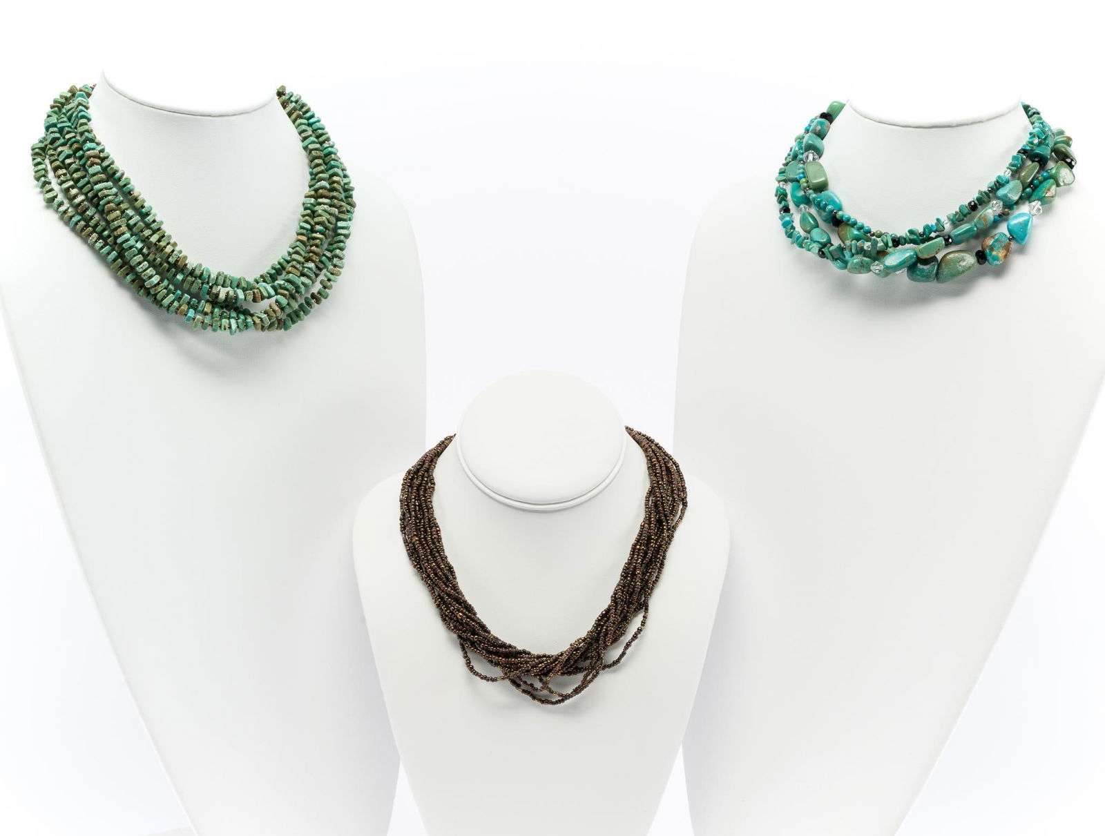 3 Silpada Bead Necklaces incl Turquoise (1 of 7)