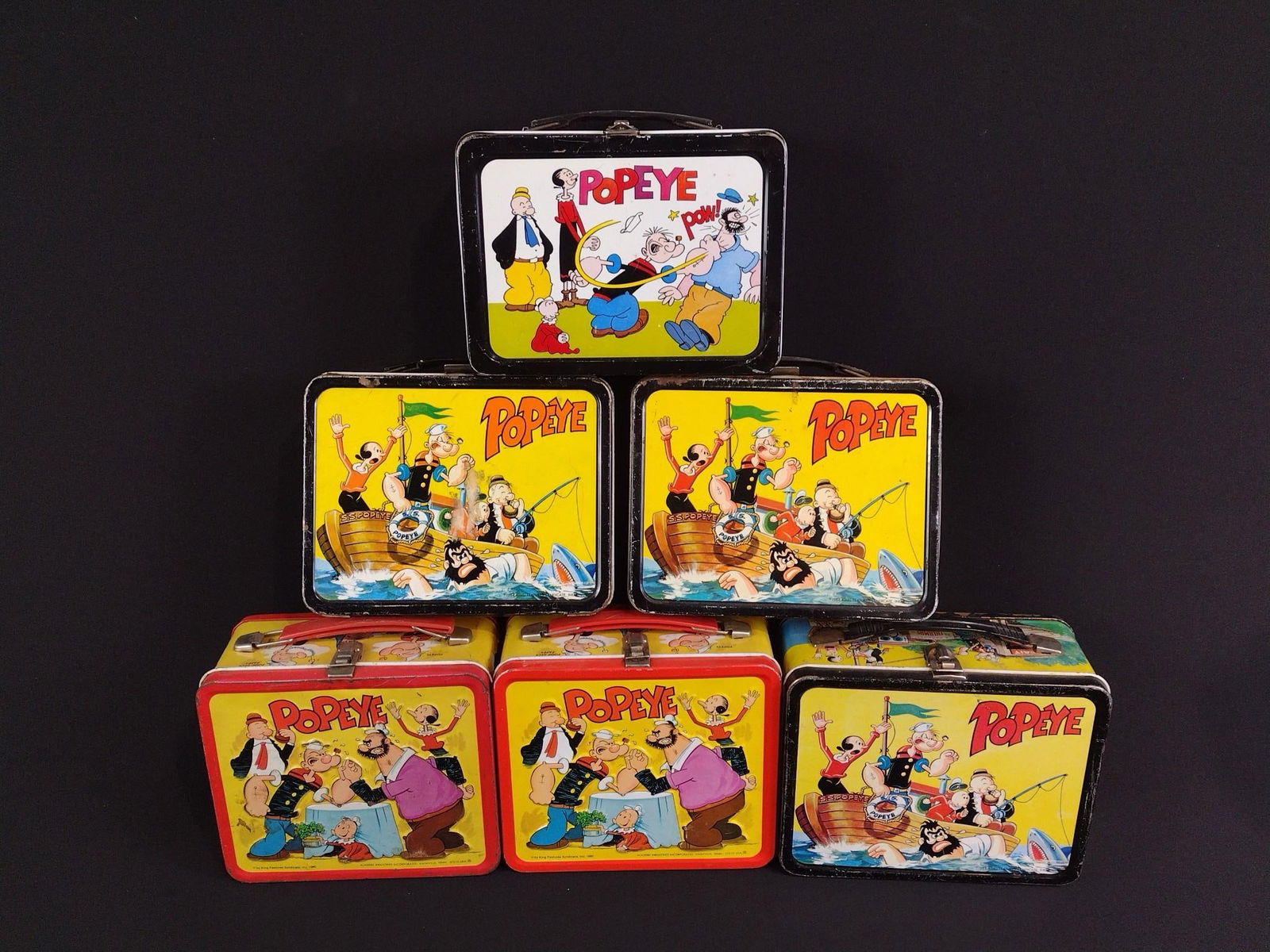6 Vintage Popeye Lunchbox (1 of 9)