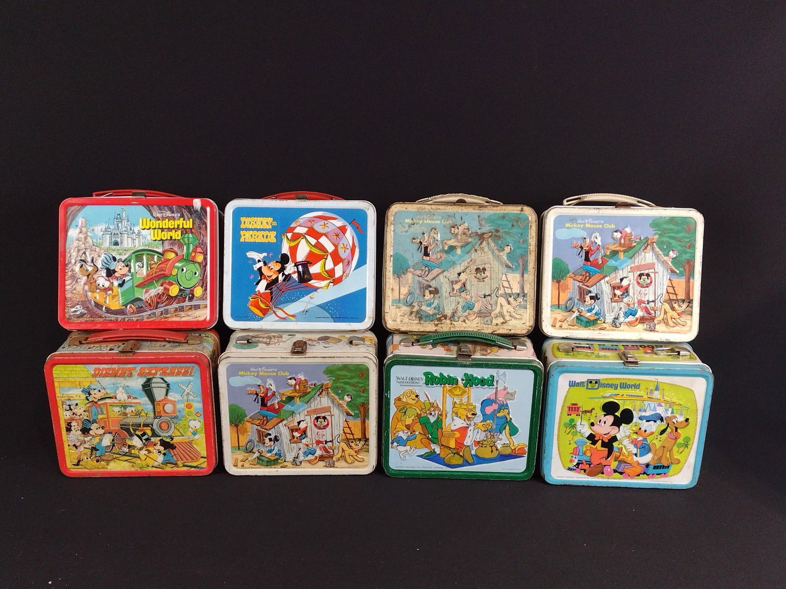 8 Vintage Disney Lunchboxes incl Mickey Mouse Clubhouse (1 of 11)