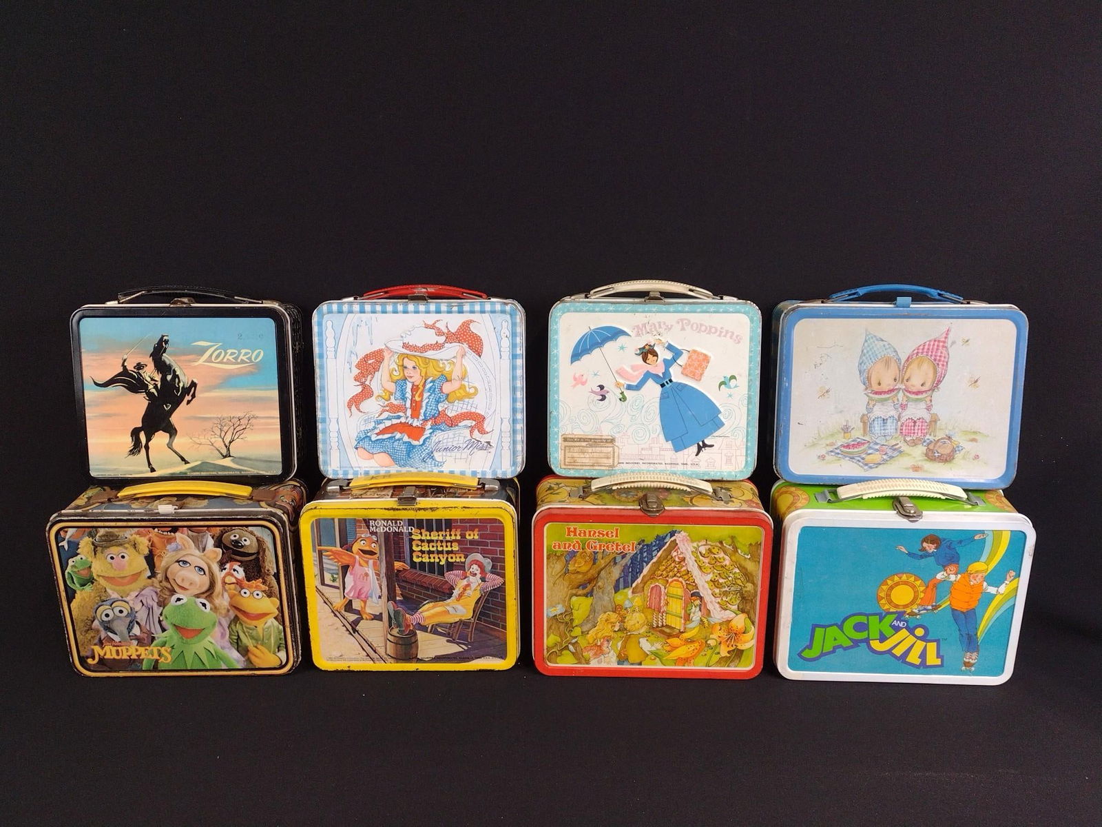 8 Vintage Lunchboxes incl Marry Poppins (1 of 10)
