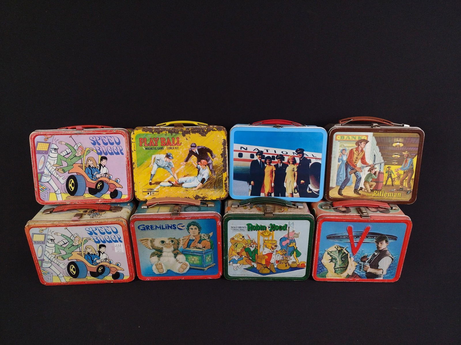 8 Vintage Lunchboxes incl The Rifleman (1 of 11)