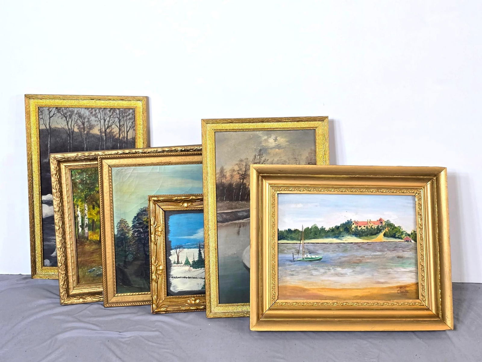 6 Vintage and Antique Paintings (1 of 10)
