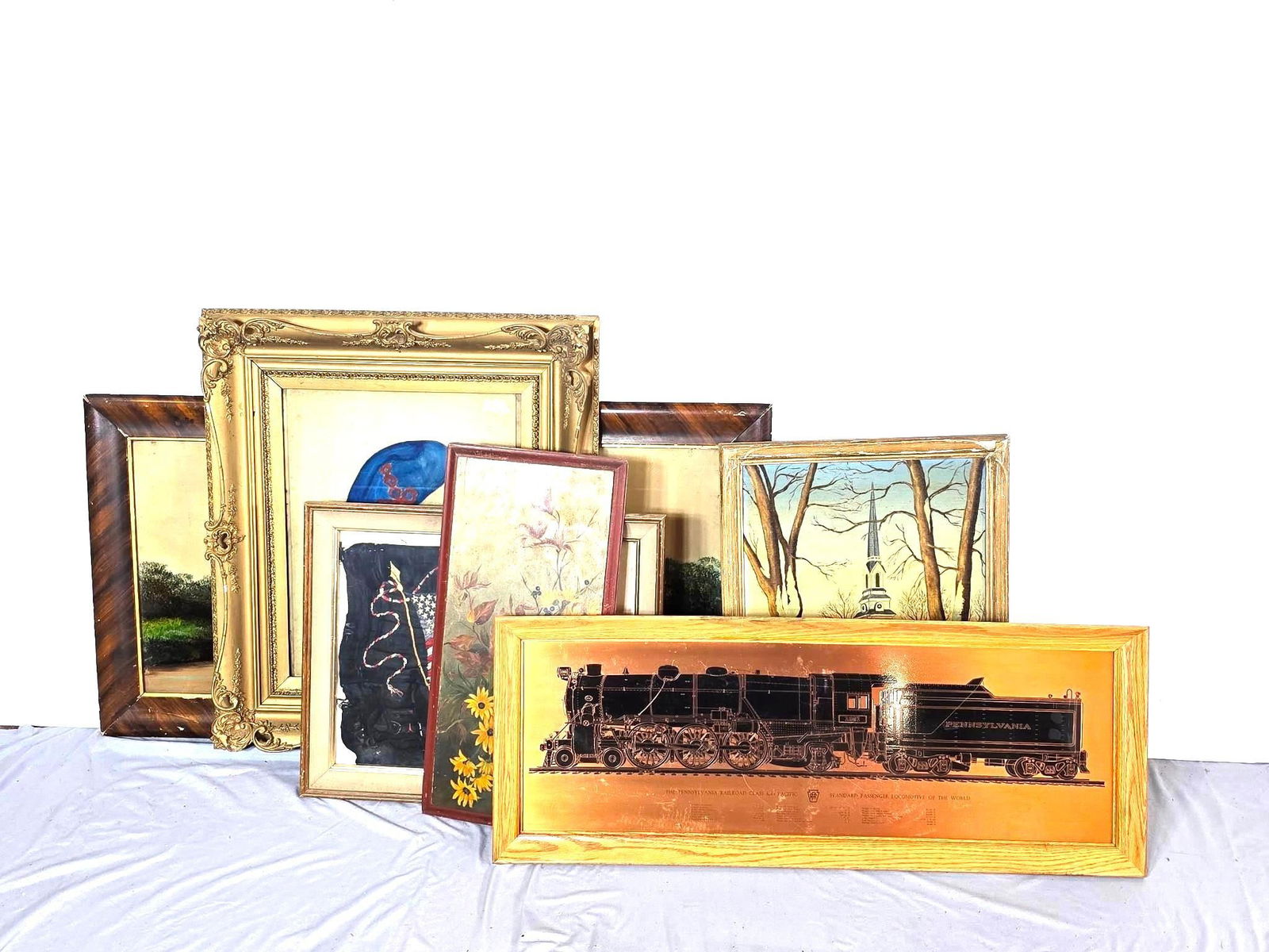 6 Antique Artworks (1 of 9)