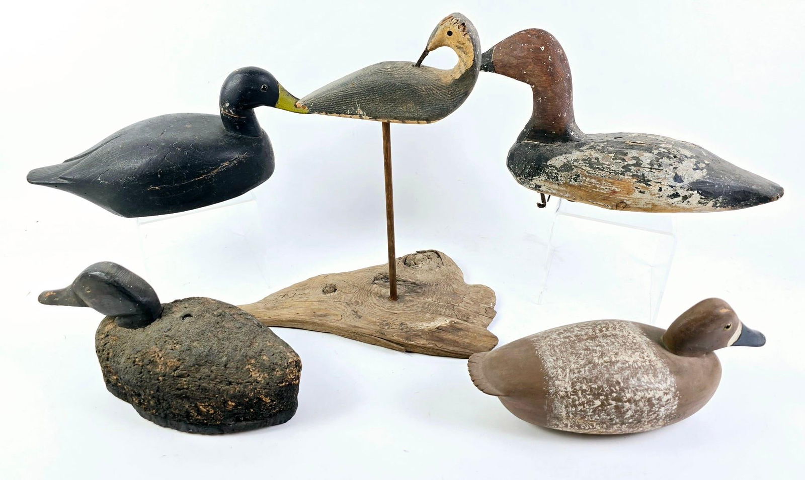(5) Antique & Vintage Duck Decoys (1 of 2)
