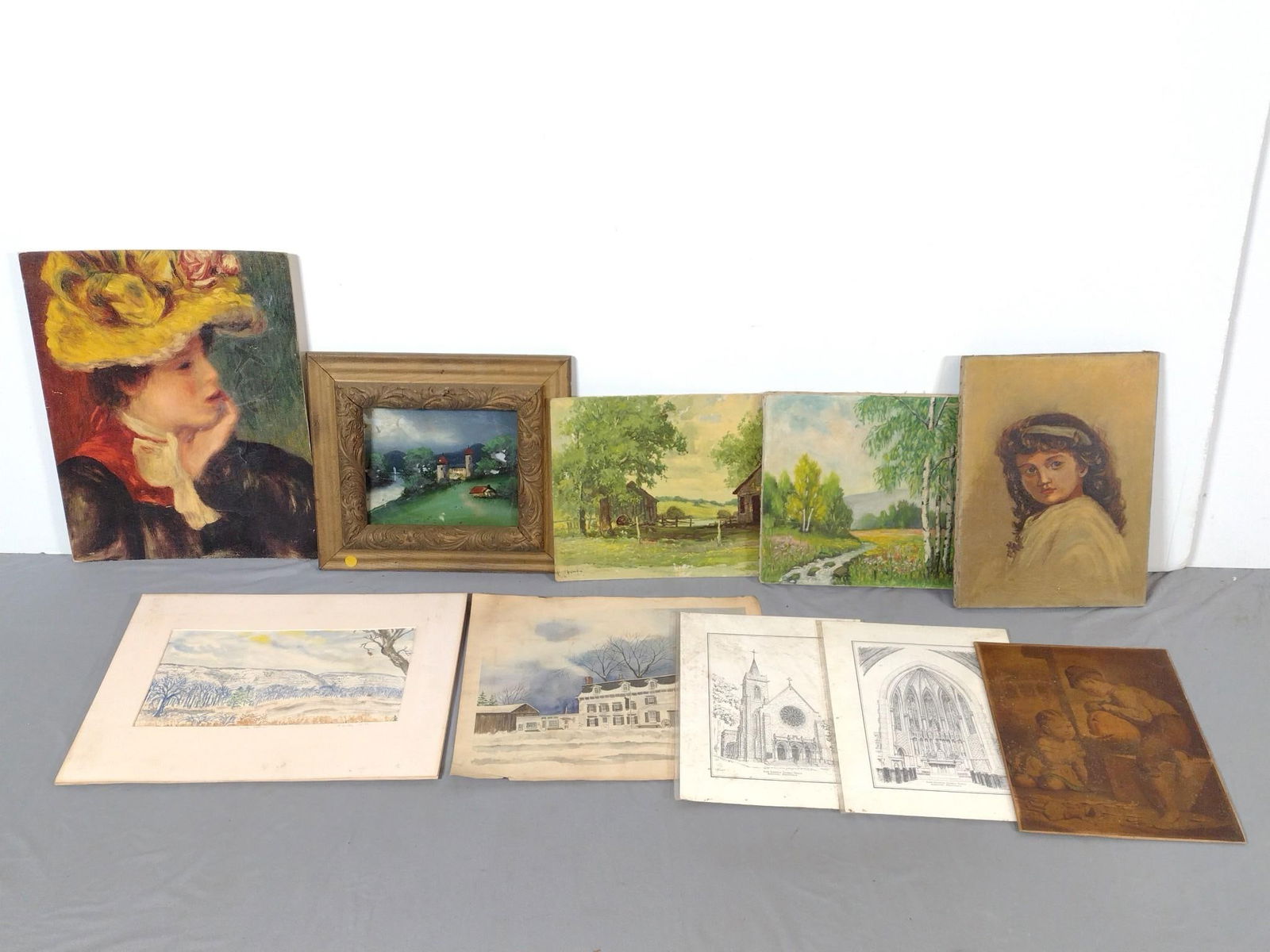 Grouping Of Art Incl Unframed (1 of 14)