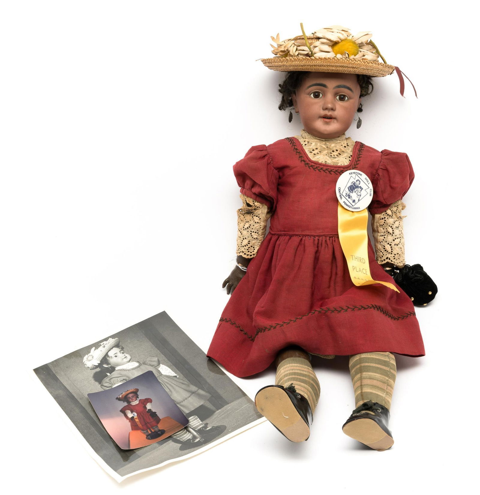 Simon & Halbig Black Bisque Doll (1 of 5)