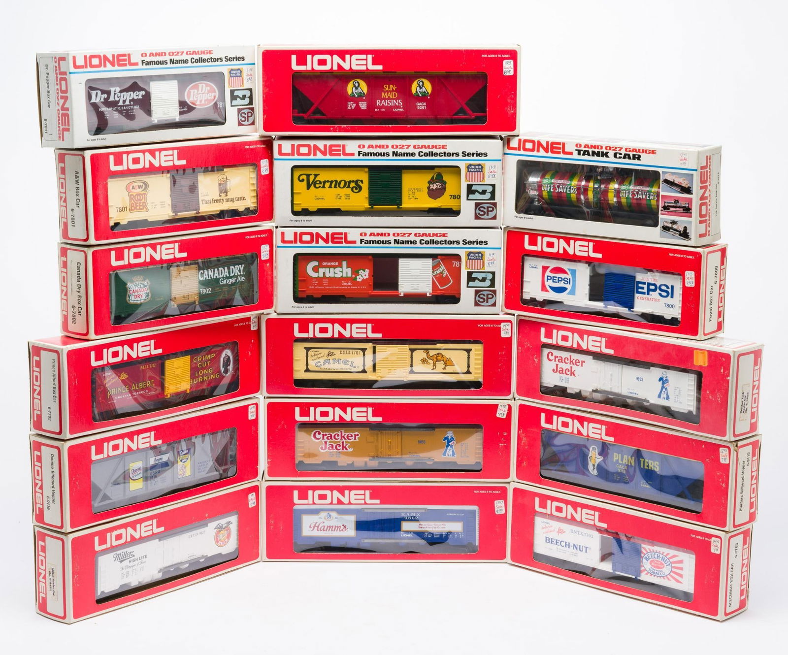 (17) Advertisement & Pop Culture Lionel O-Gauge Rolling Stock (1 of 2)