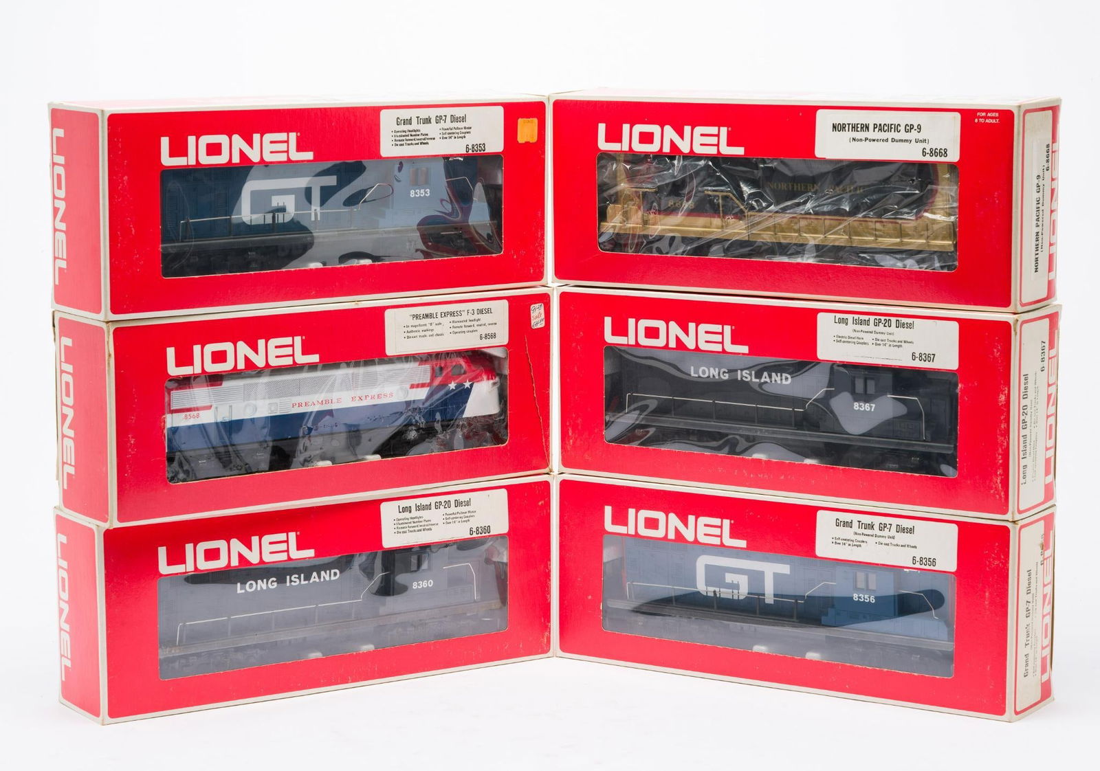 (6) Lionel O-Gauge Diesel Engines in OB (1 of 2)