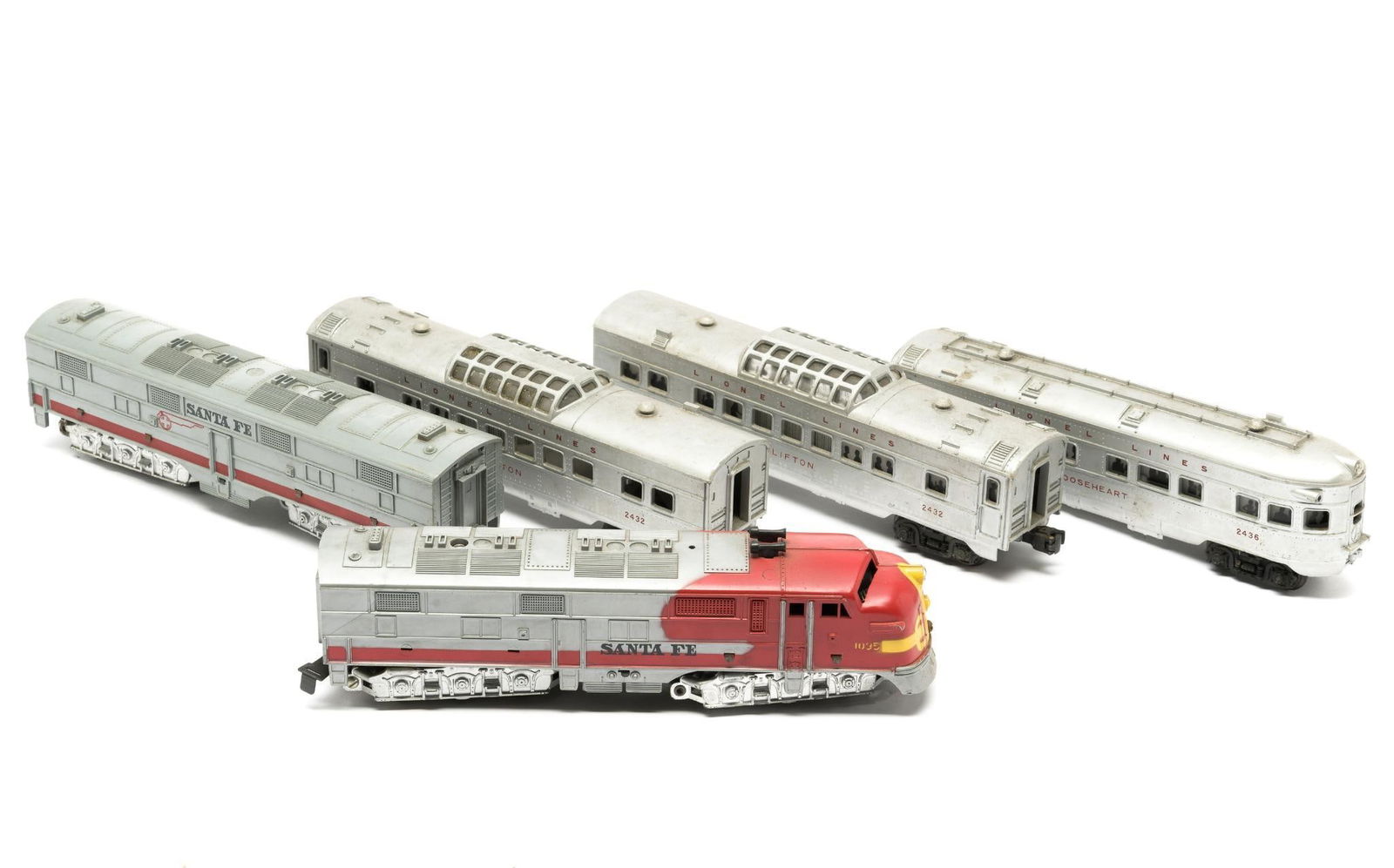 (5) O-Gauge Lionel & American Flyer Santa Fe Train Set (1 of 5)