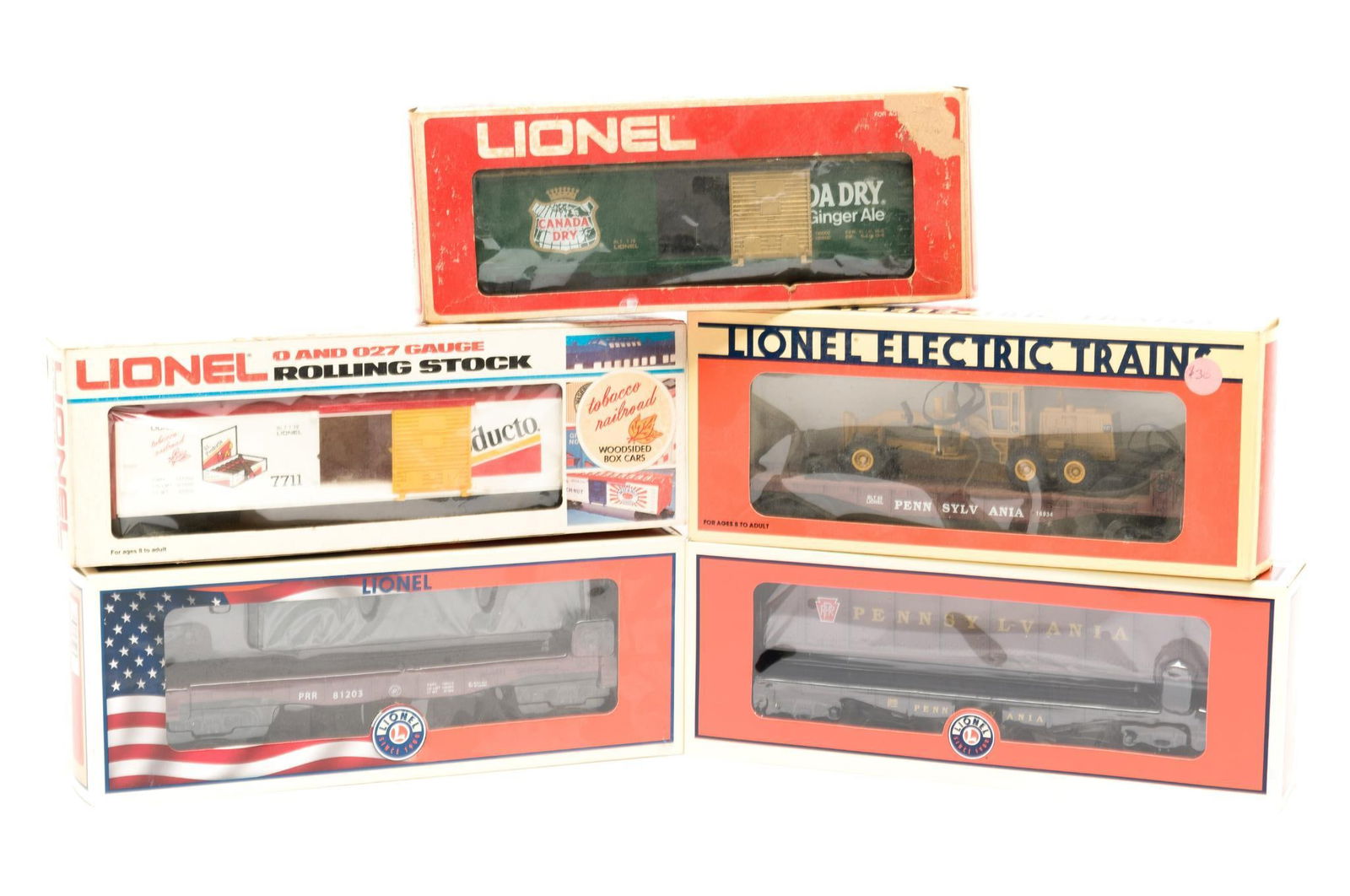 5 Lionel Train Cars in OB (1 of 2)