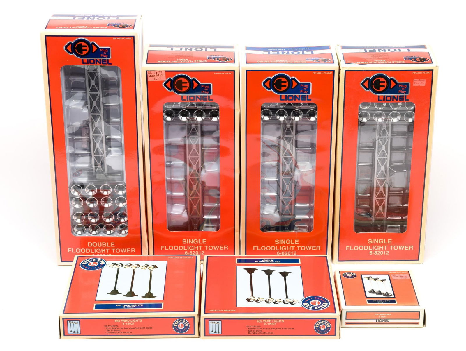 7 Lionel Light Accessories in OB (1 of 2)