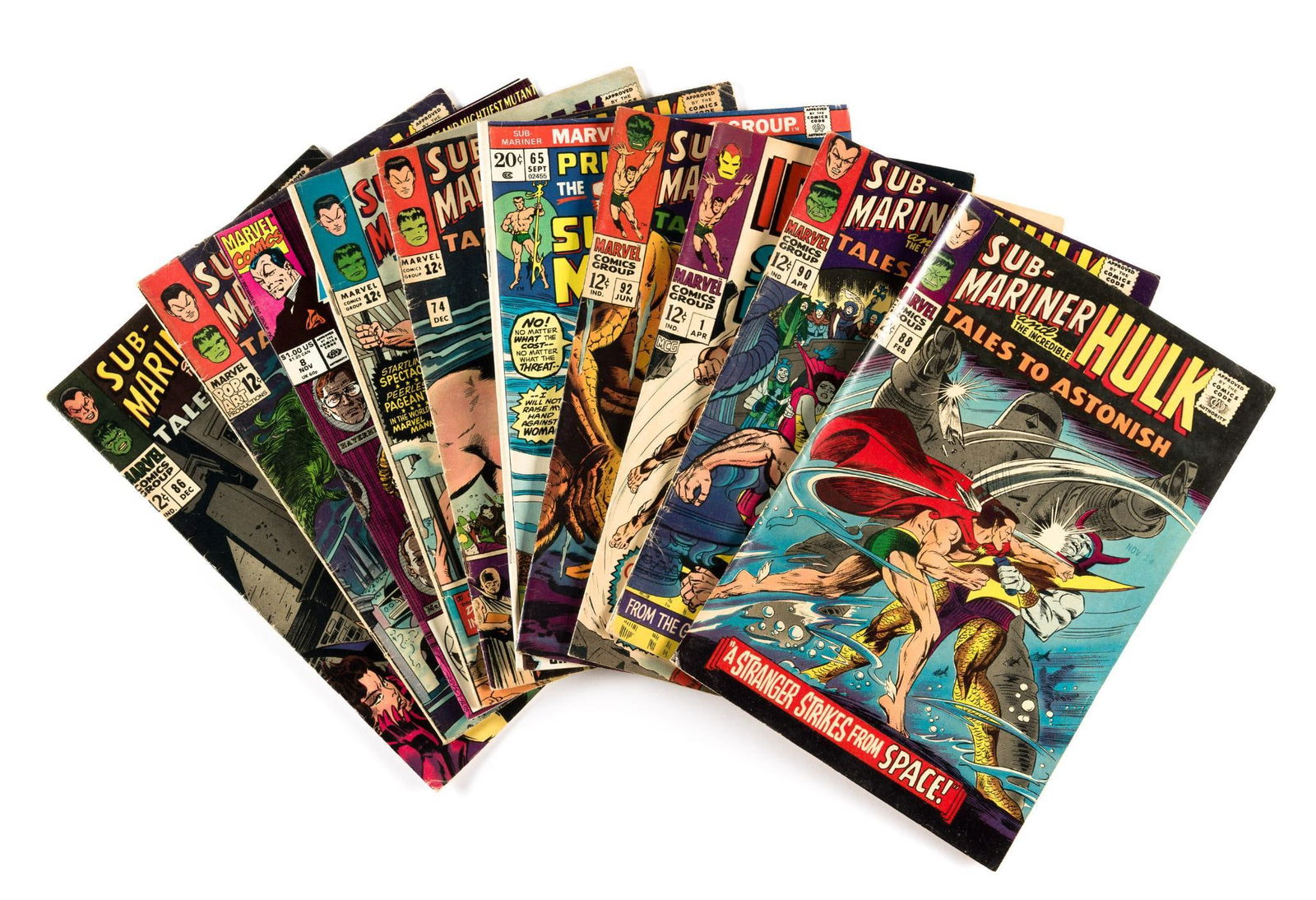 10 Marvel Sub-Mariner Comics (1 of 3)