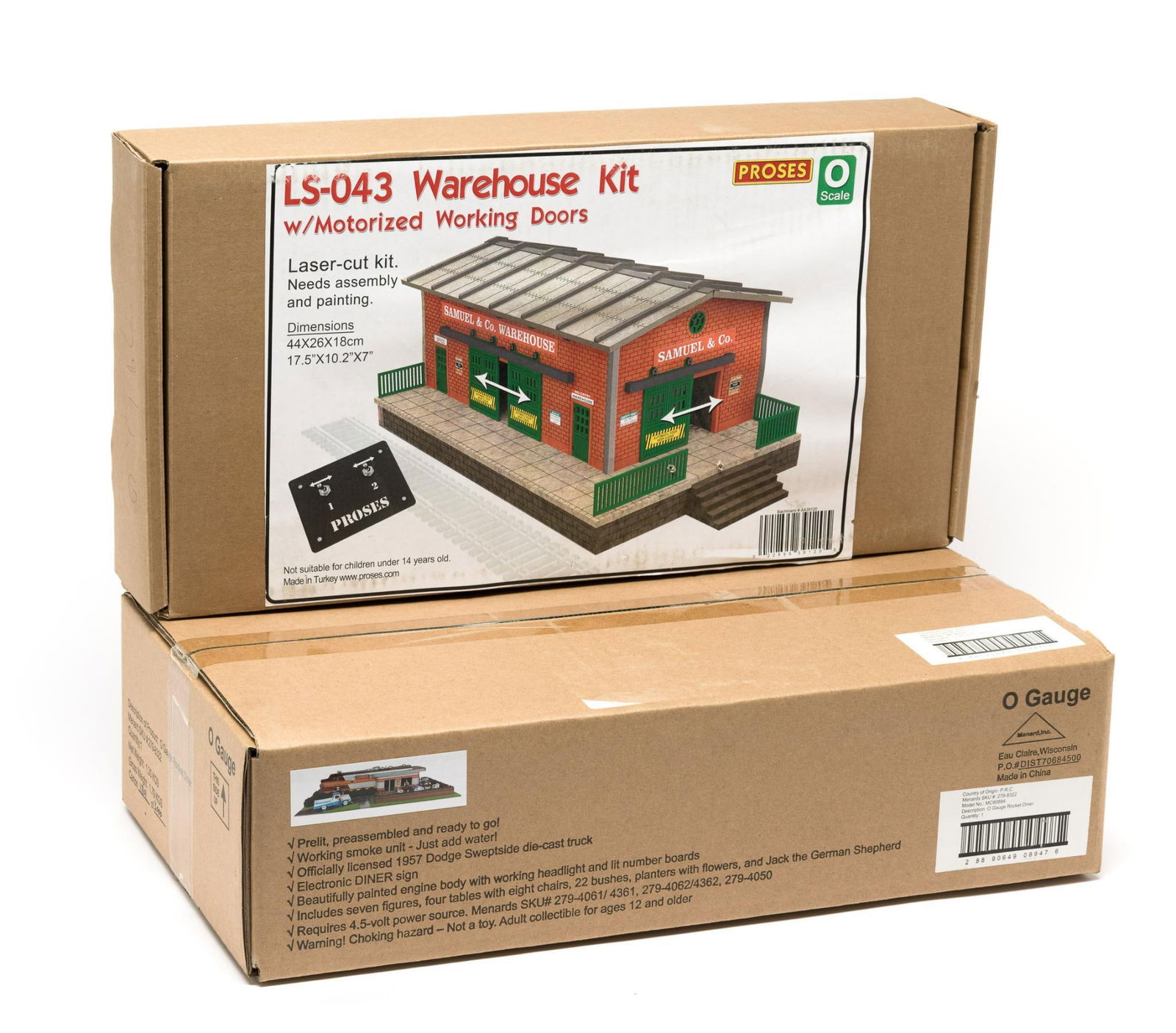 2 O-Gauge Buildings in OB (1 of 3)