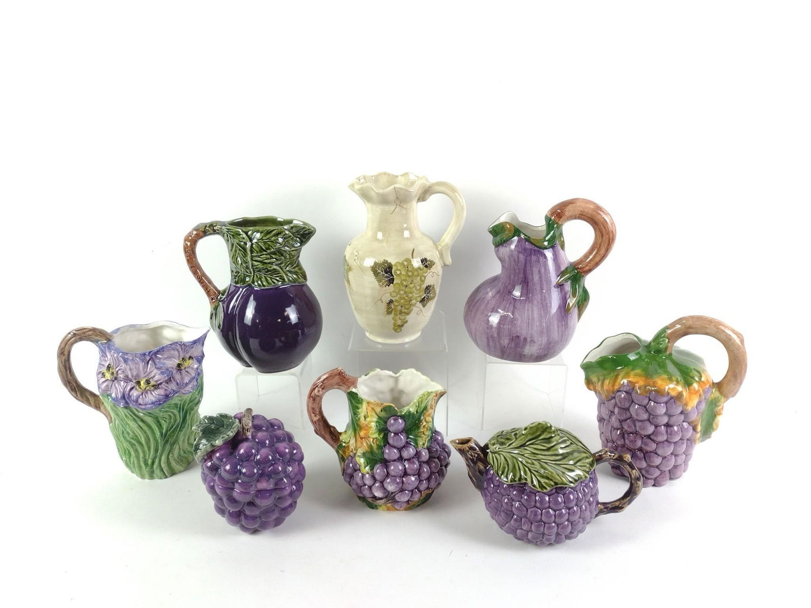 8 Pcs Fruit & Vegetable Ceramics (1 of 12)