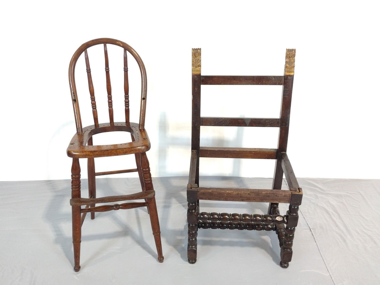 Antique High Chair & Side Chair Frames (1 of 10)