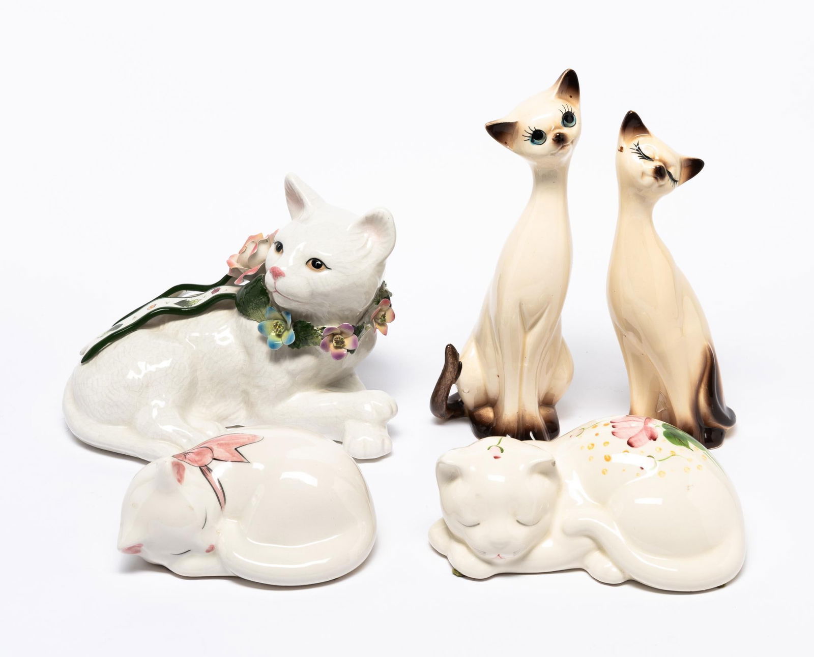 5 Cat Figurines incl Lasting Products (1 of 10)