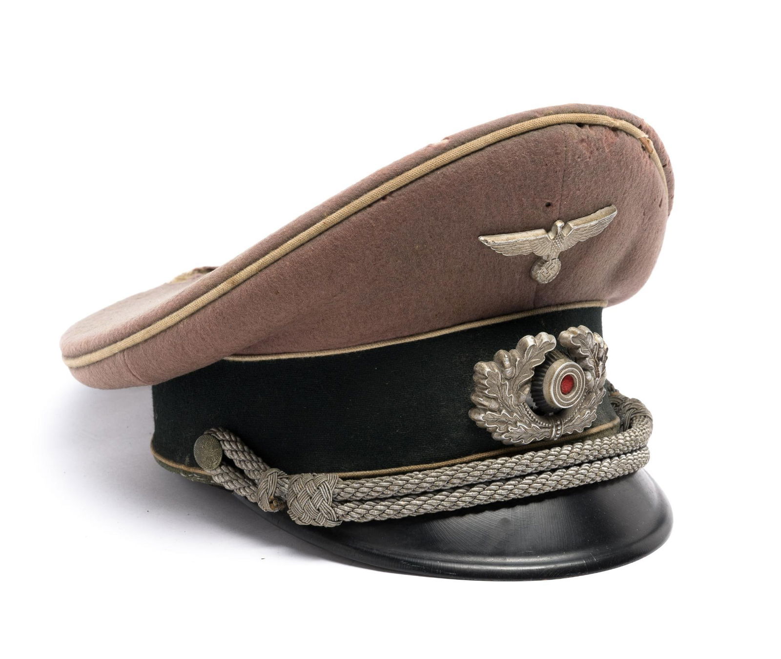 WWII German Infantry Officers Peaked Cap (1 of 5)