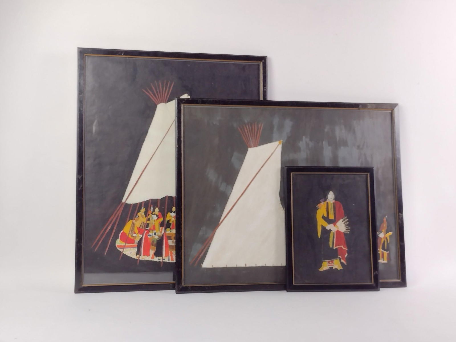 3 Native American Paintings (1 of 4)