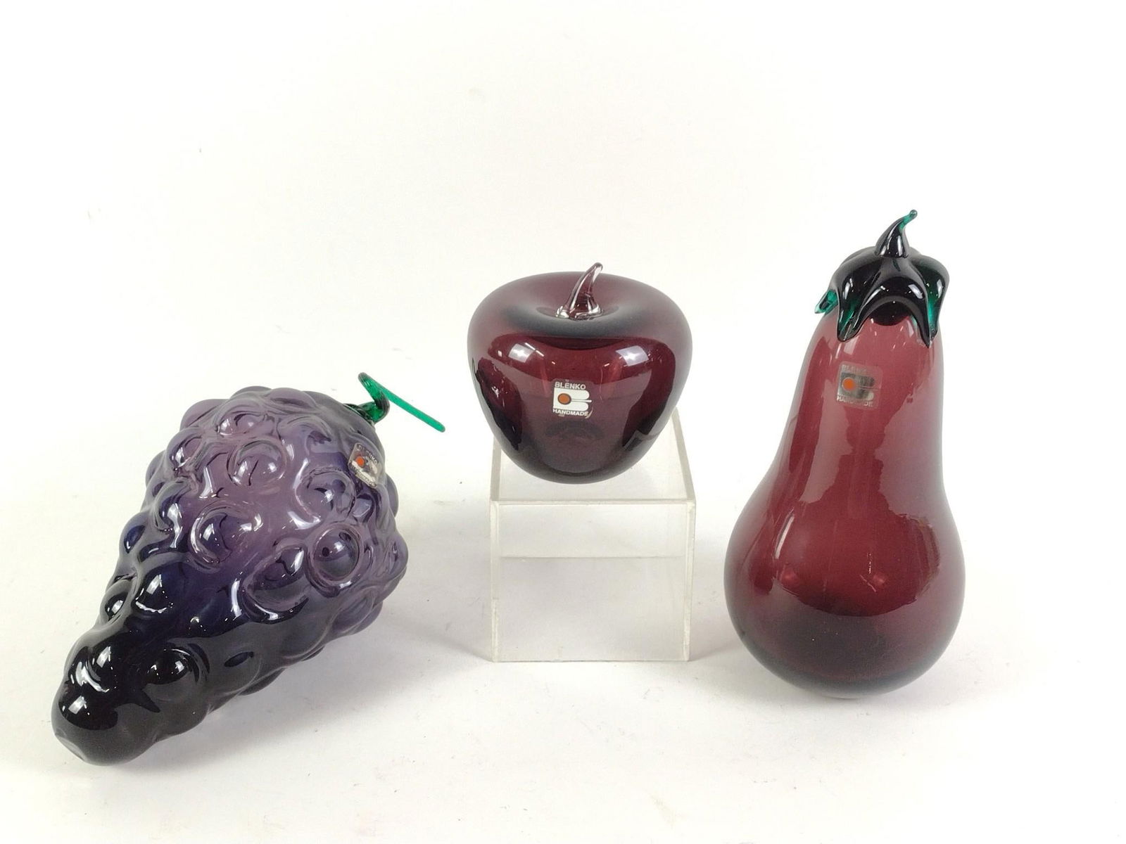 3 Pcs Blenko Art Glass (1 of 7)
