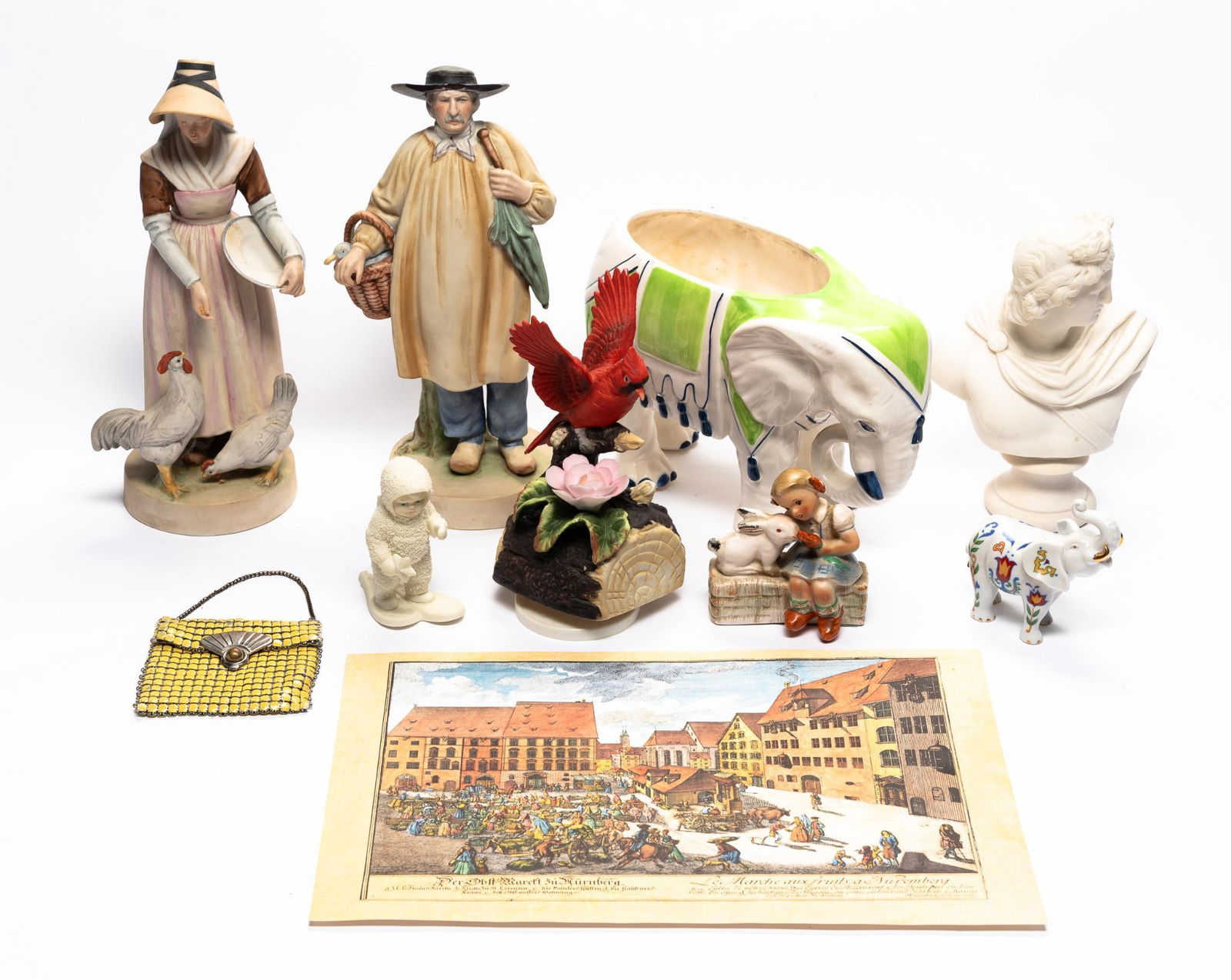 10 Household Collectibles incl Mesh Coin Purse (1 of 14)