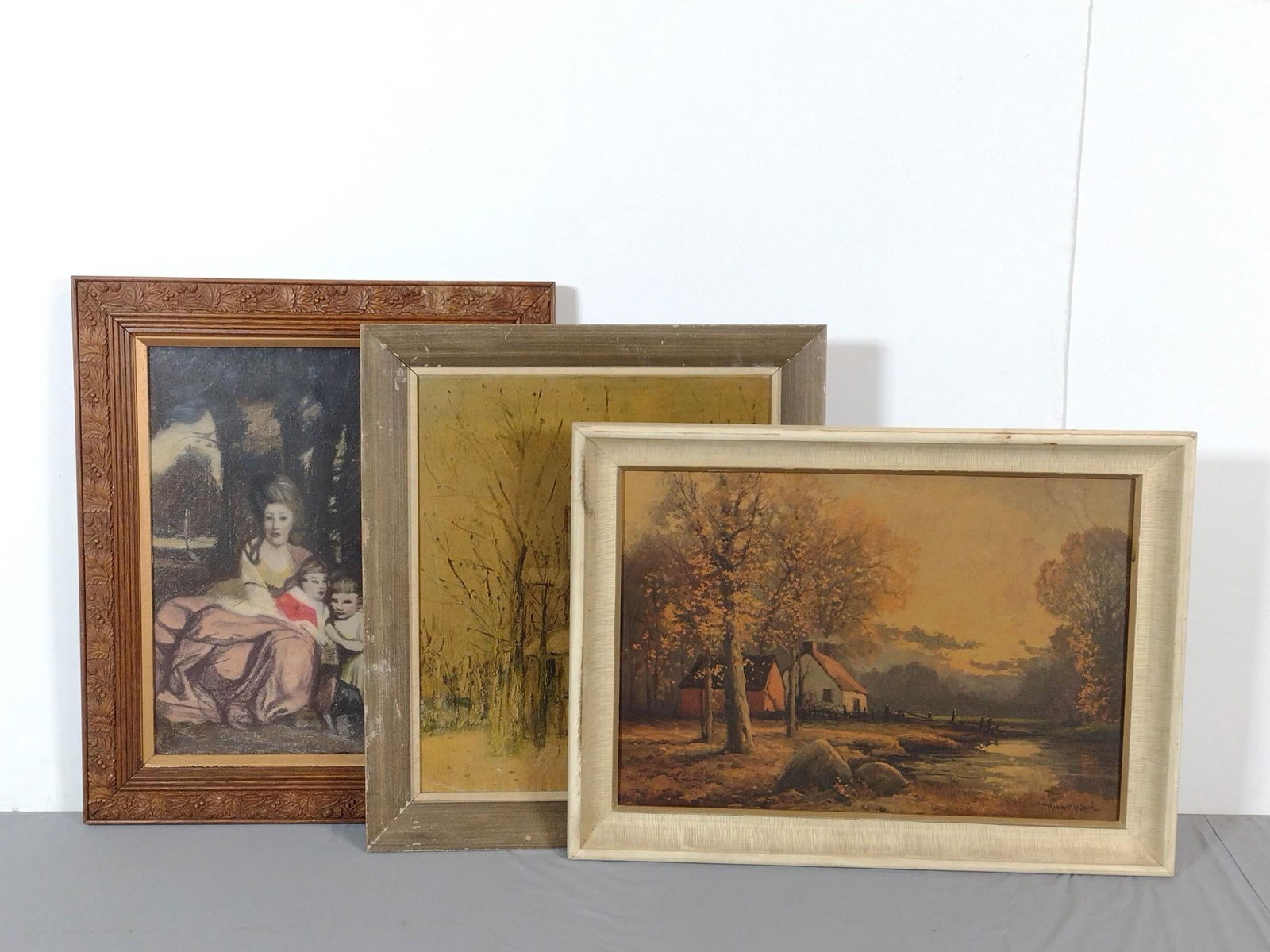 (3) Large Vintage Prints (1 of 9)