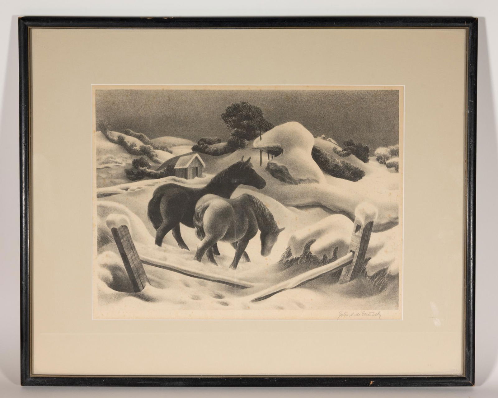 John Stockton de Martelly "White Pastures Print (1 of 4)