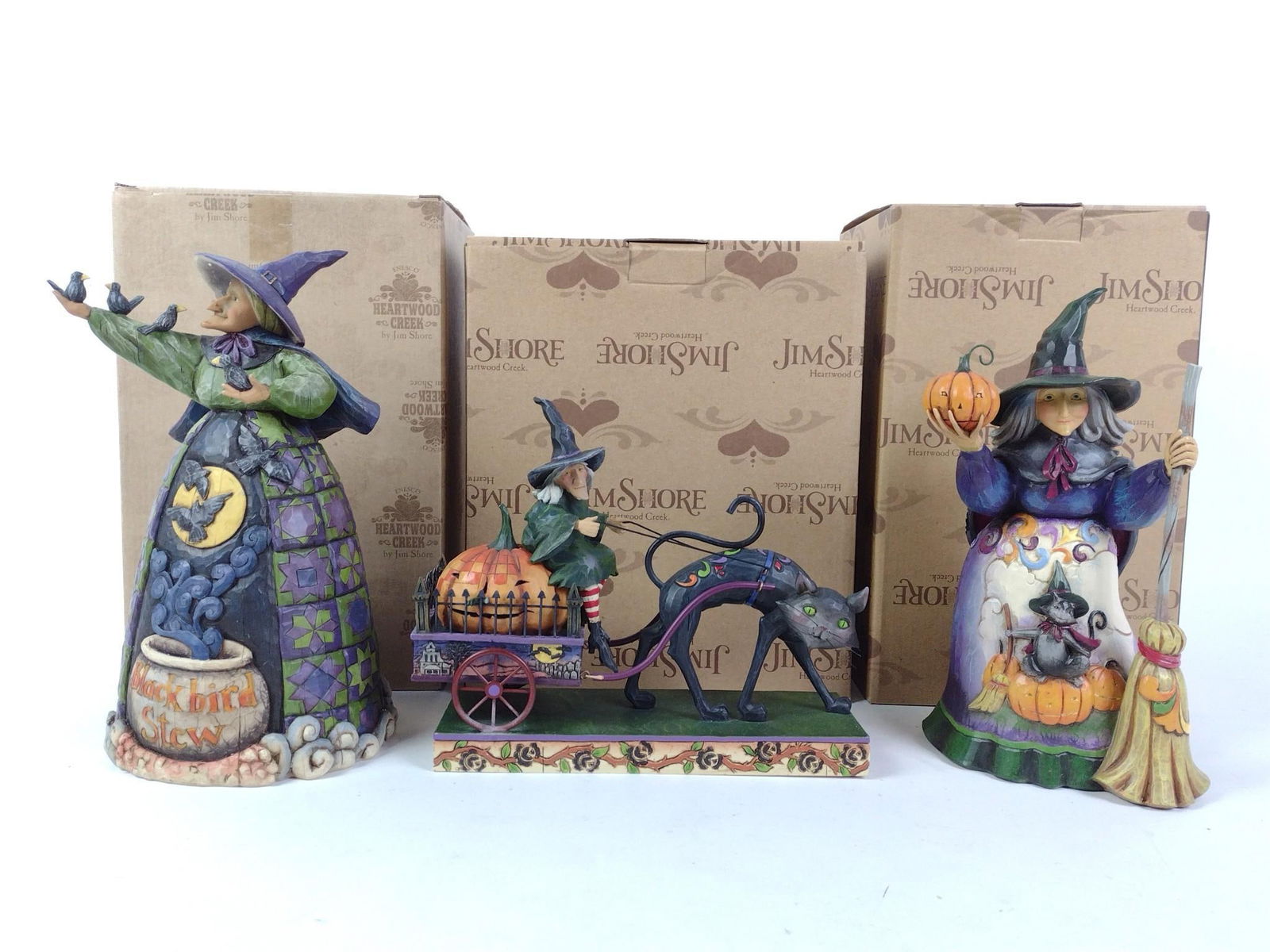 3 Jim Shore Witch Figurines with OB's (1 of 11)