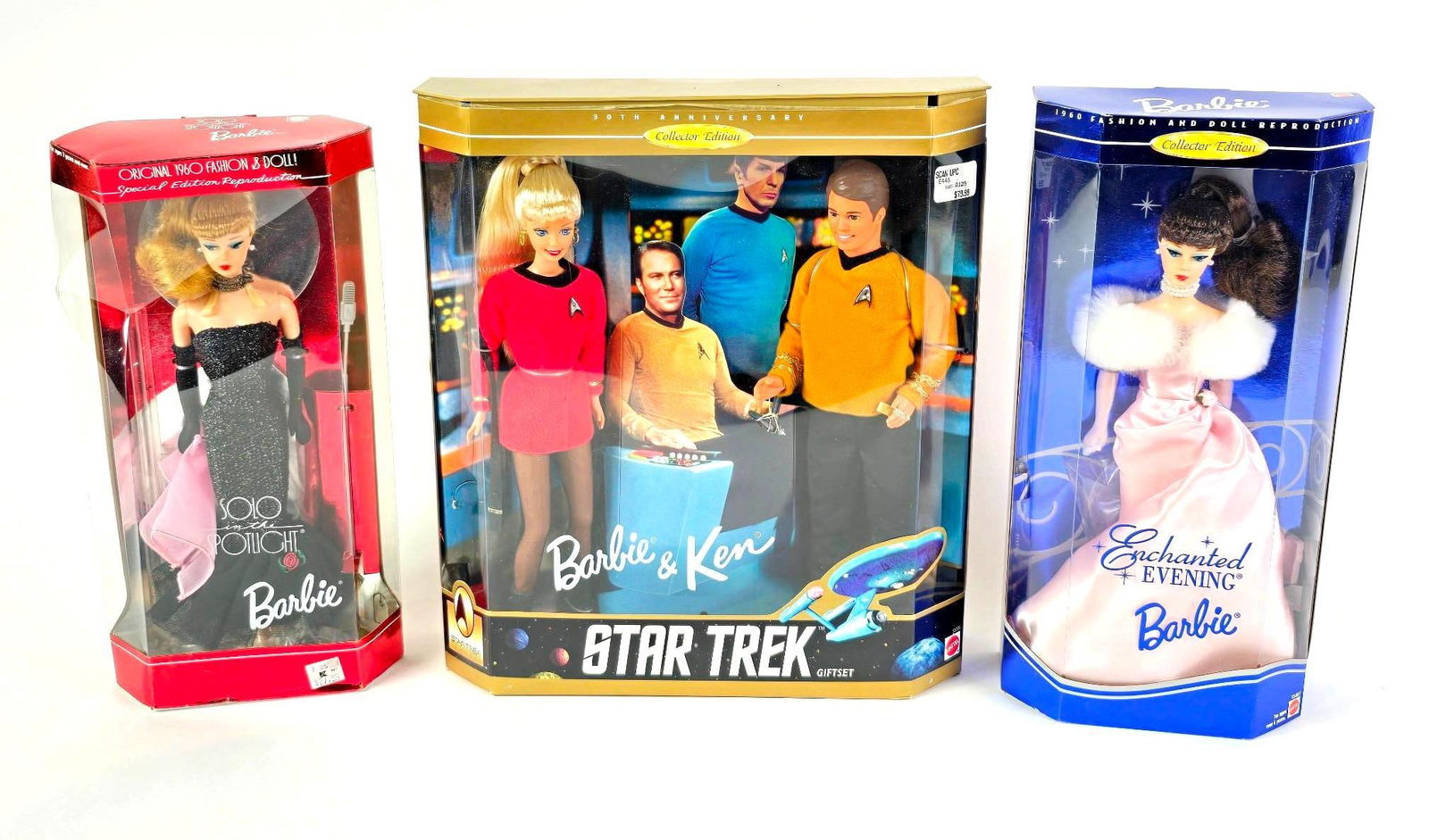 3 Collectors Edition Barbie Dolls incl Star Trek (1 of 2)