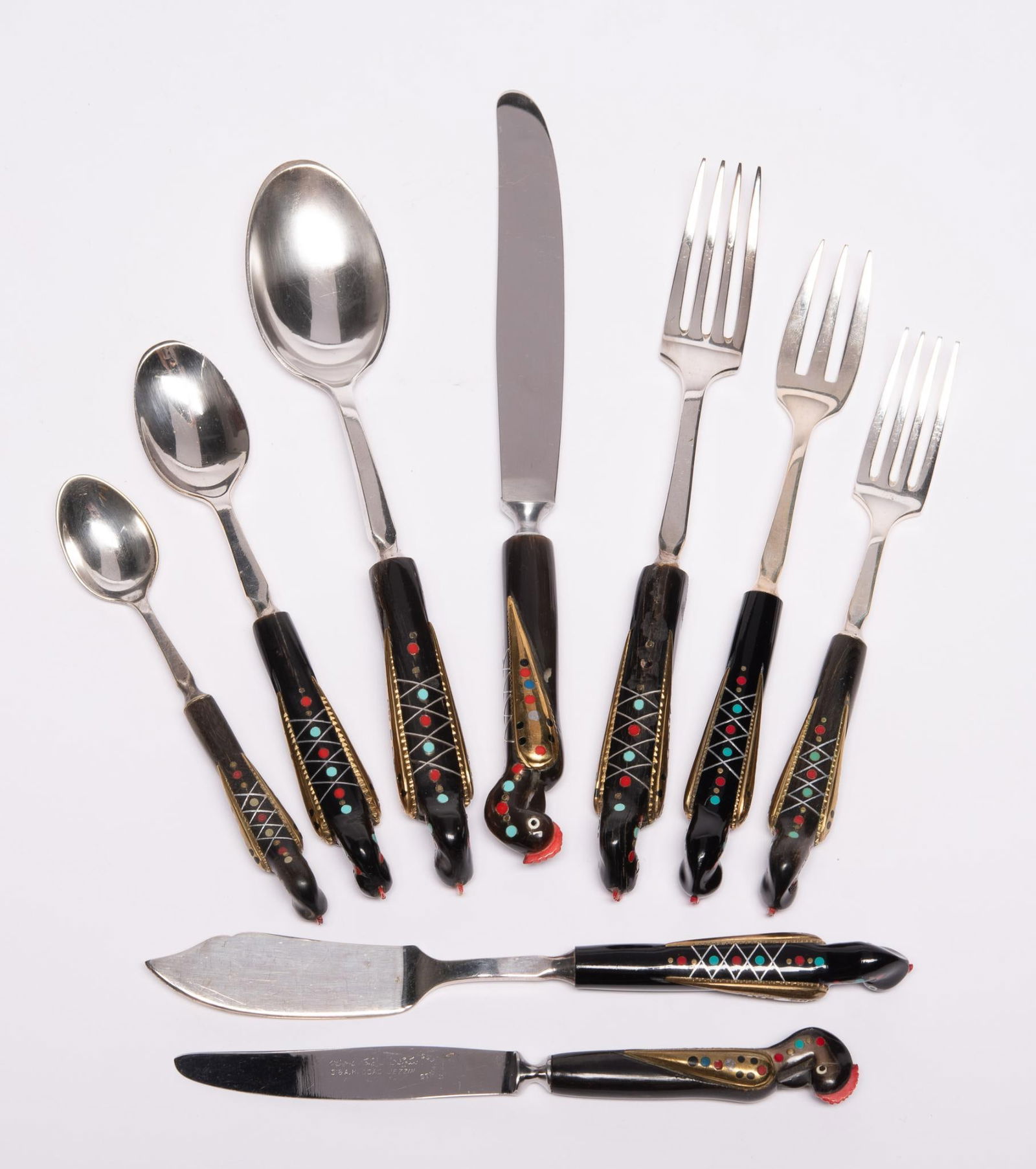 98 Piece S&A Haddad Jezzine Flatware Set (1 of 6)