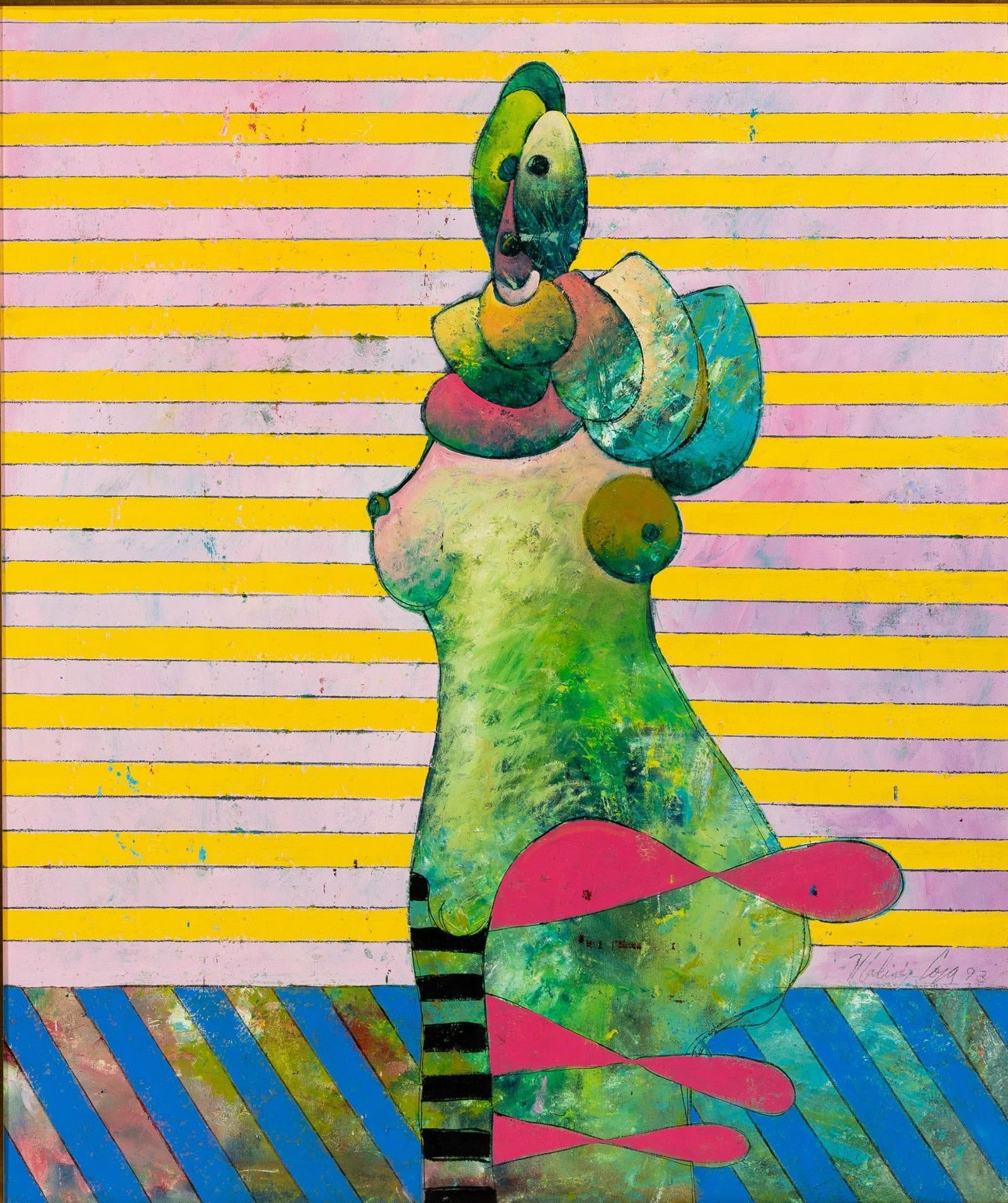 Vladimir Cora Acrylic Painting on Canvas (1 of 5)