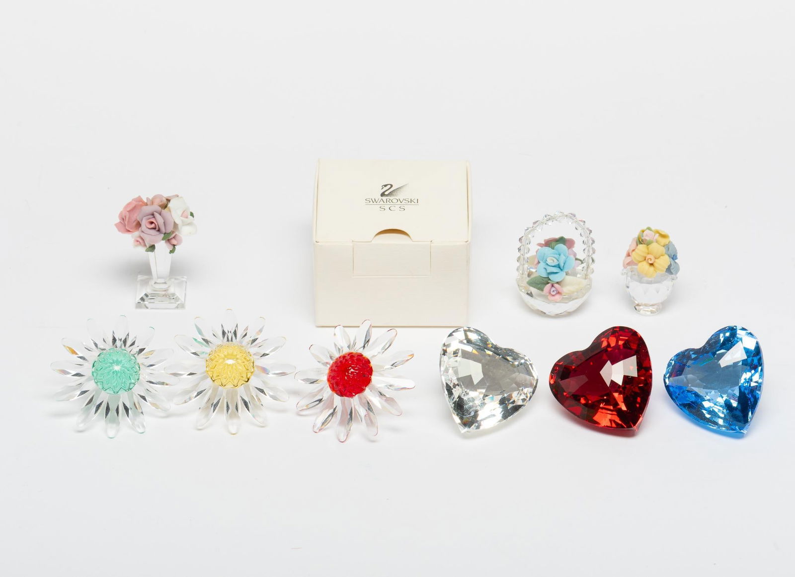 9 Crystal Figurines incl Swarovski (1 of 7)
